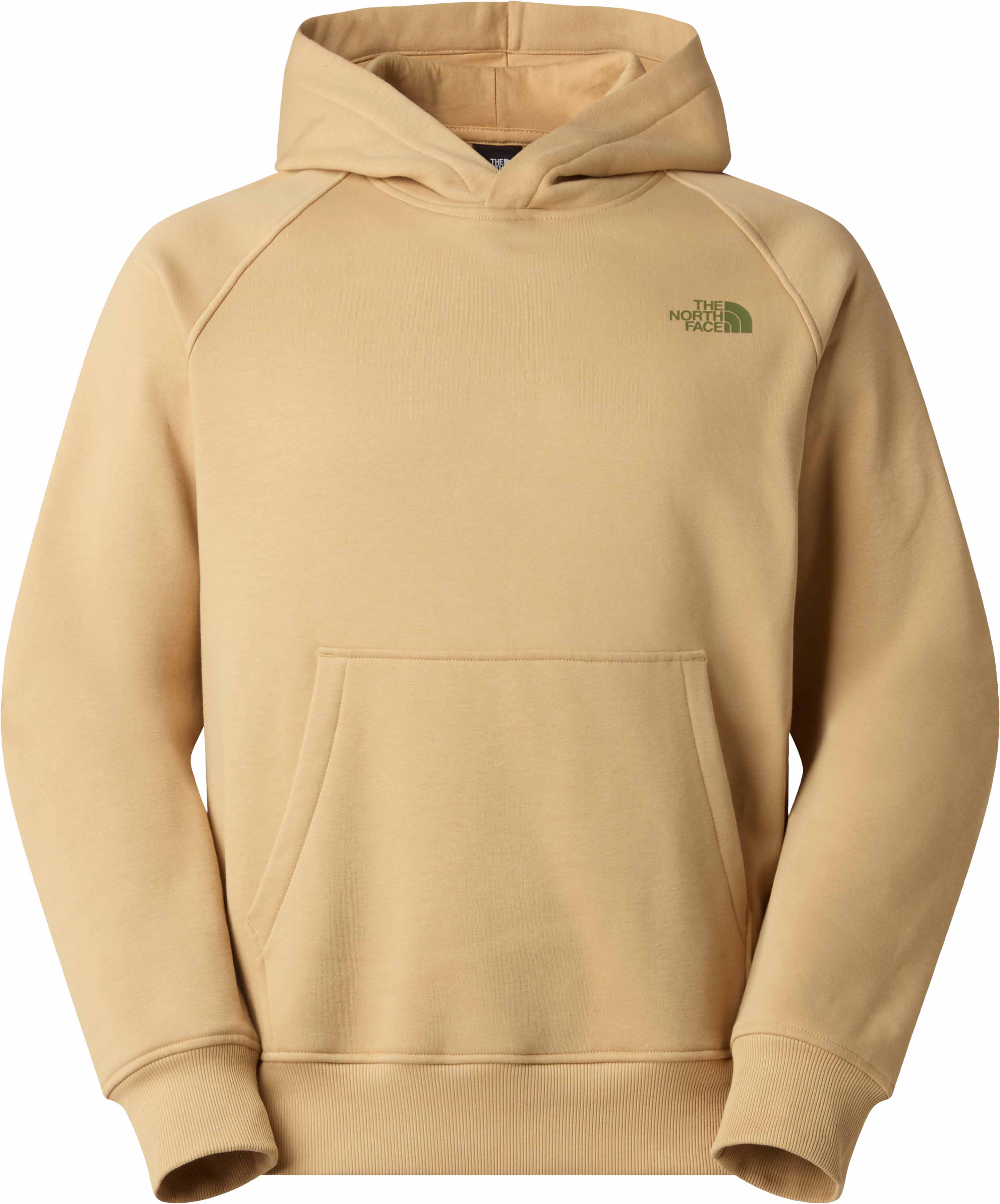 Sweat à capuche en molleton - M Raglan Box Nse Regular Hoodie Khaki Stone en Coton - Taille S - Beige