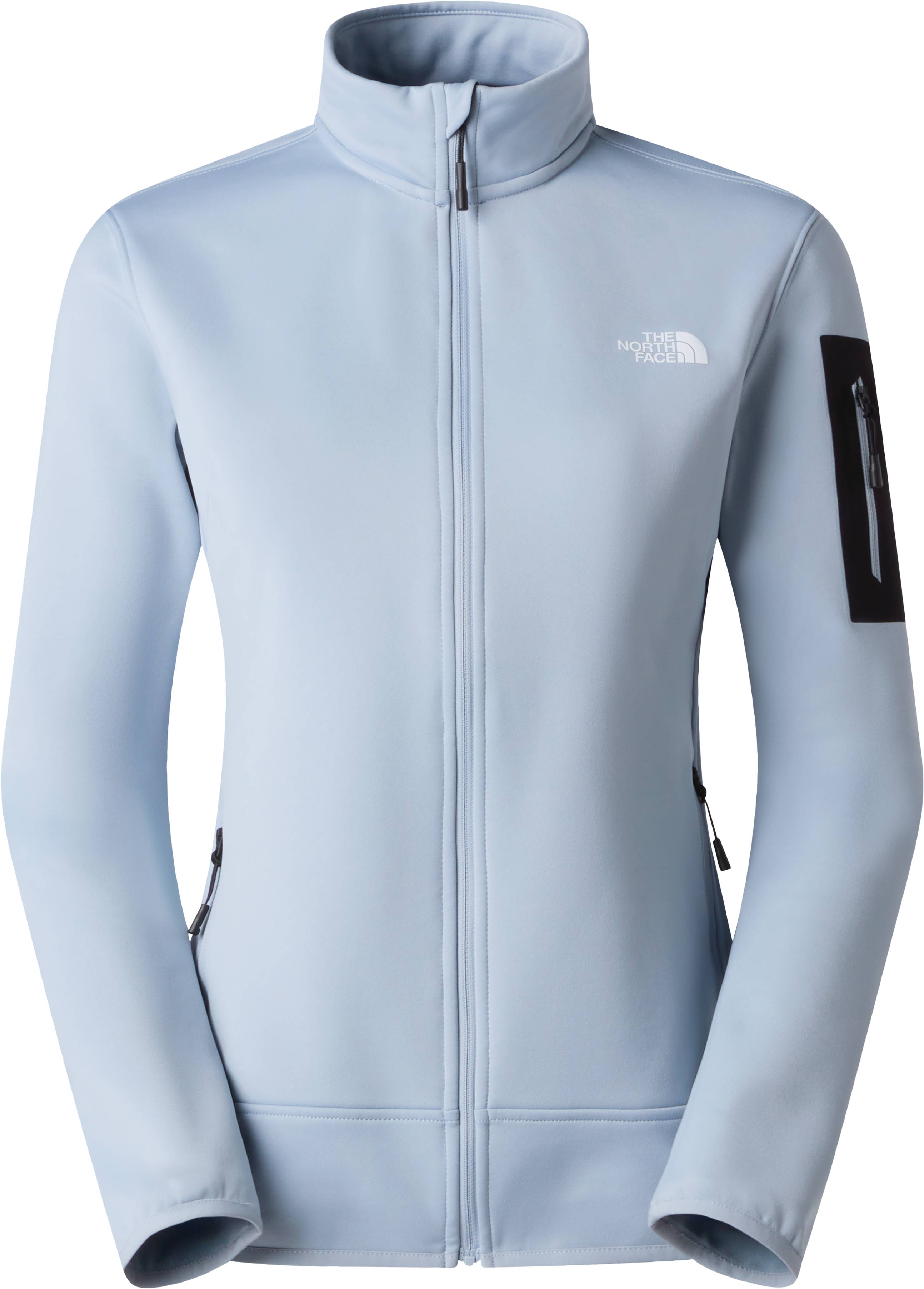 Polaire stretch zippée - W Mistyescape Fleece Frost Grey TNF - Taille L - Gris
