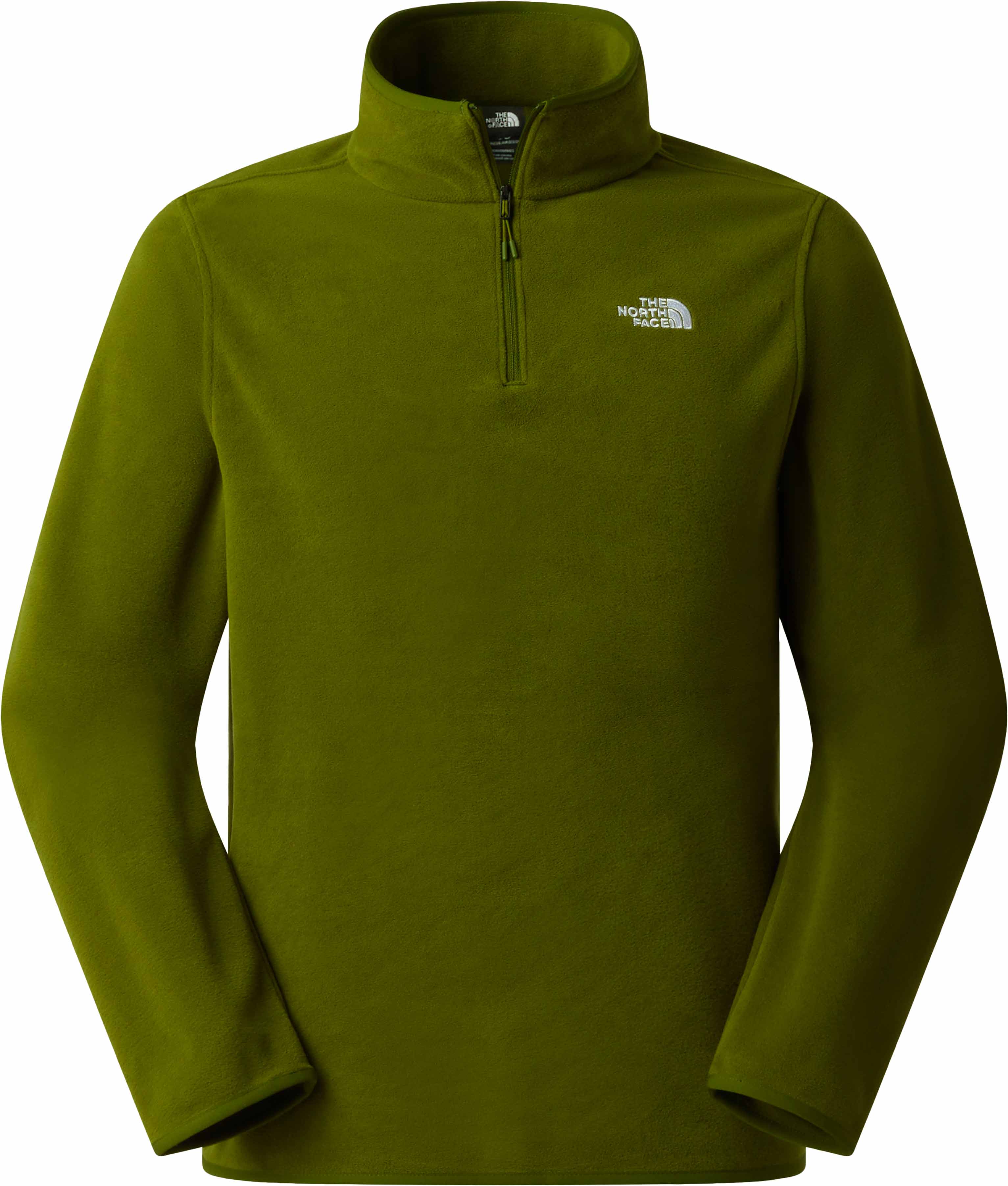 Fleecejacke mit 1/4-Reißverschluss für Wanderungen – Herren – M Glacier Fleece 1/4 Zip Jacket Woodland Green M Glacier