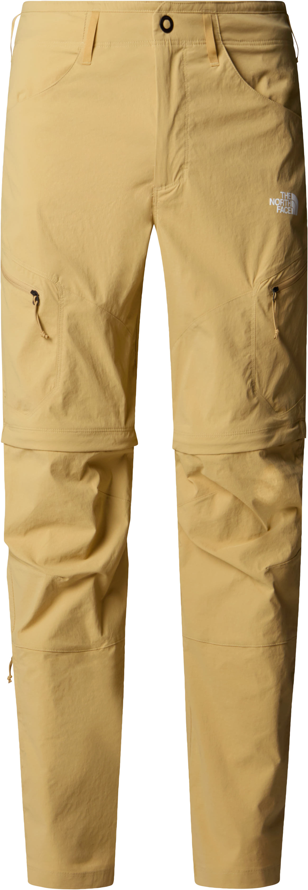 Pantalon déperlant de randonnée - M Exploration Reg Tapered Convertible Pant Khaki Stone en Nylon - Taille 36 - Beige