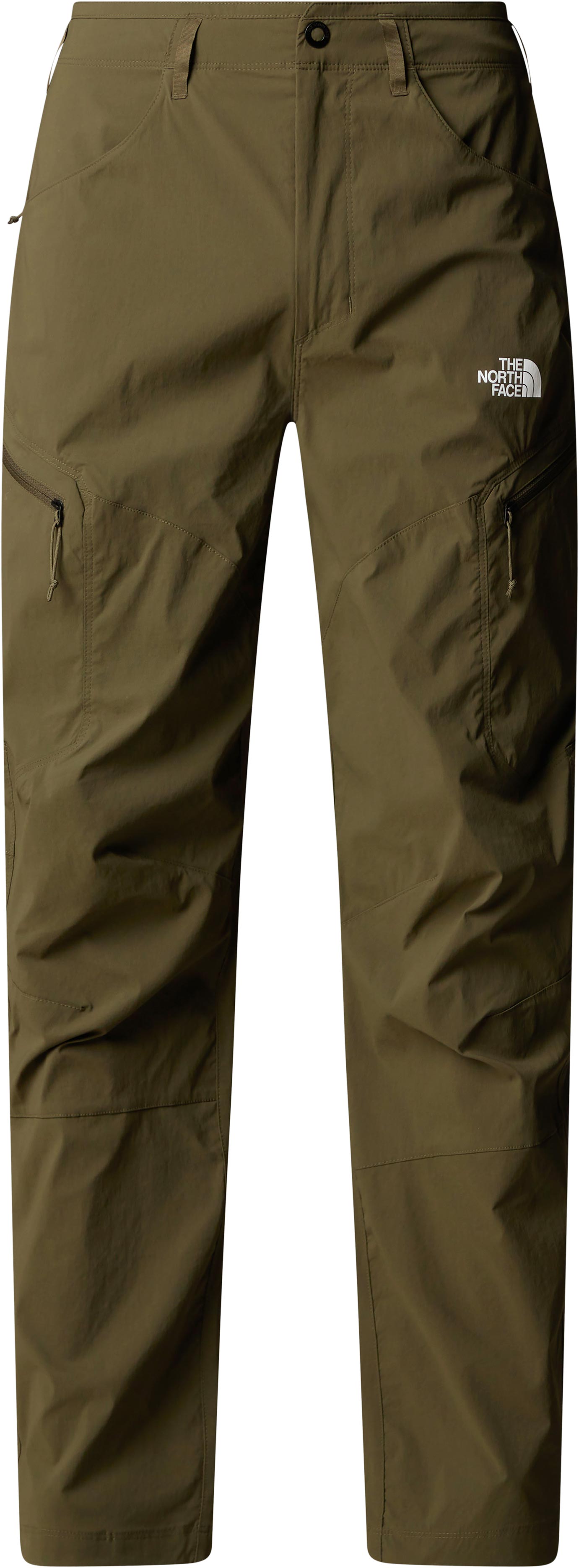 Pantalon déperlant de randonnée - M Exploration Reg Tapered Pants New Taupe Green en Nylon - Taille 40 - Vert