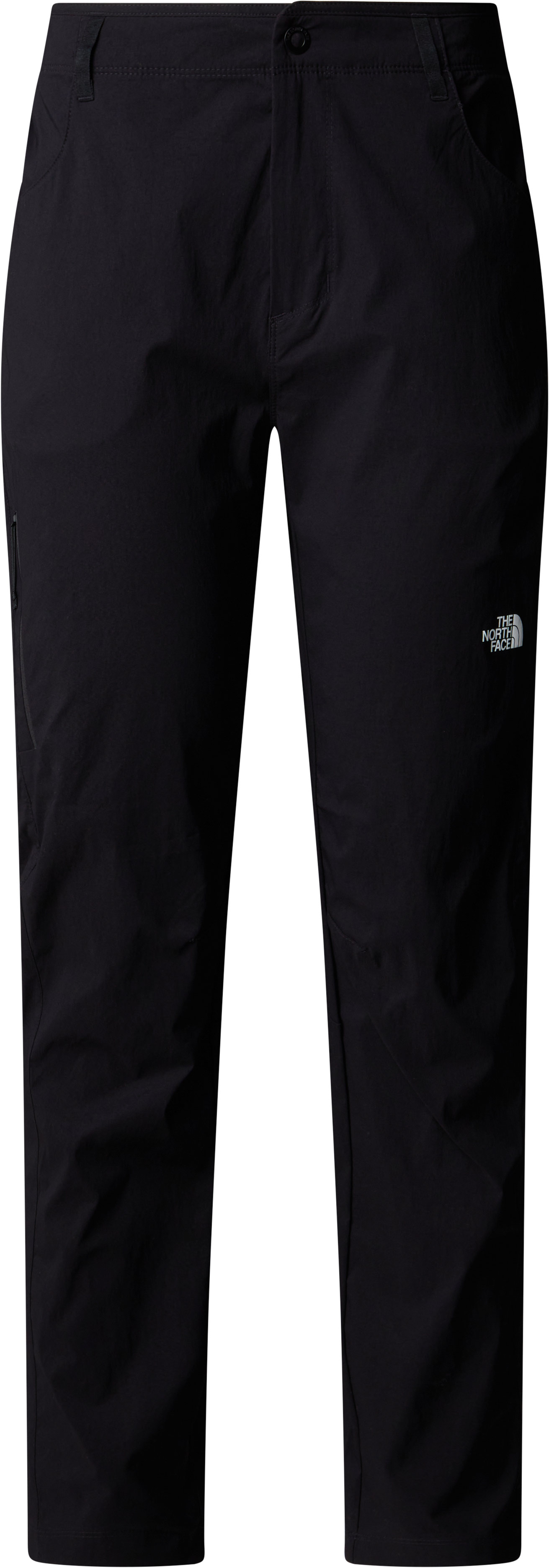 Pantalon déperlant de randonnée - W Exploration Pants TNF Black en Nylon - Taille 36 - Noir
