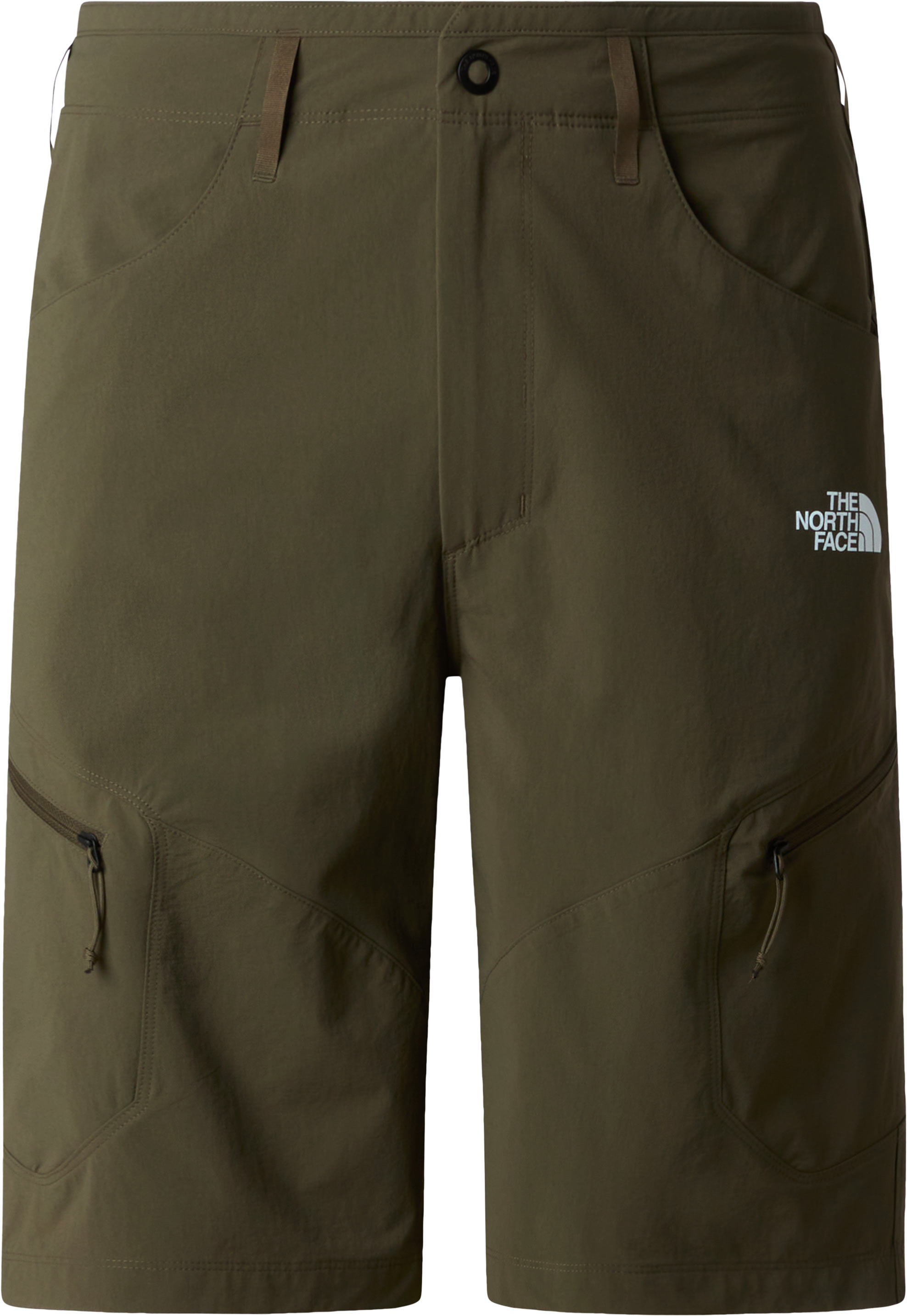 Short stretch randonnée - M Exploration Short New Taupe Green en Nylon - Taille 38 - Vert