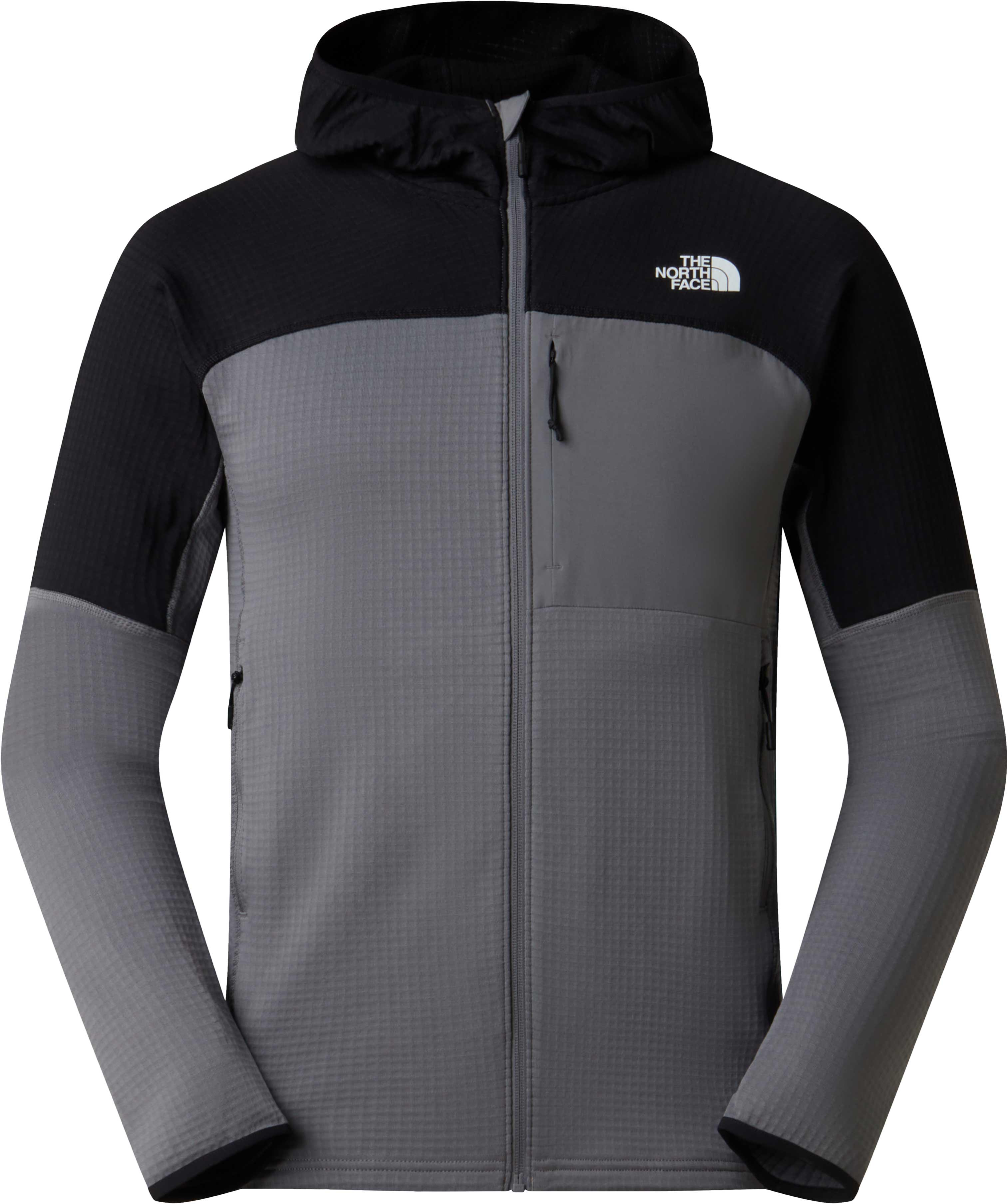 Leichte Fleecejacke mit Kapuze aus Polartec® Power Grid® – Herren – M Polartec Powergrid Stormgap Hoodie Smoked Pearl TNF