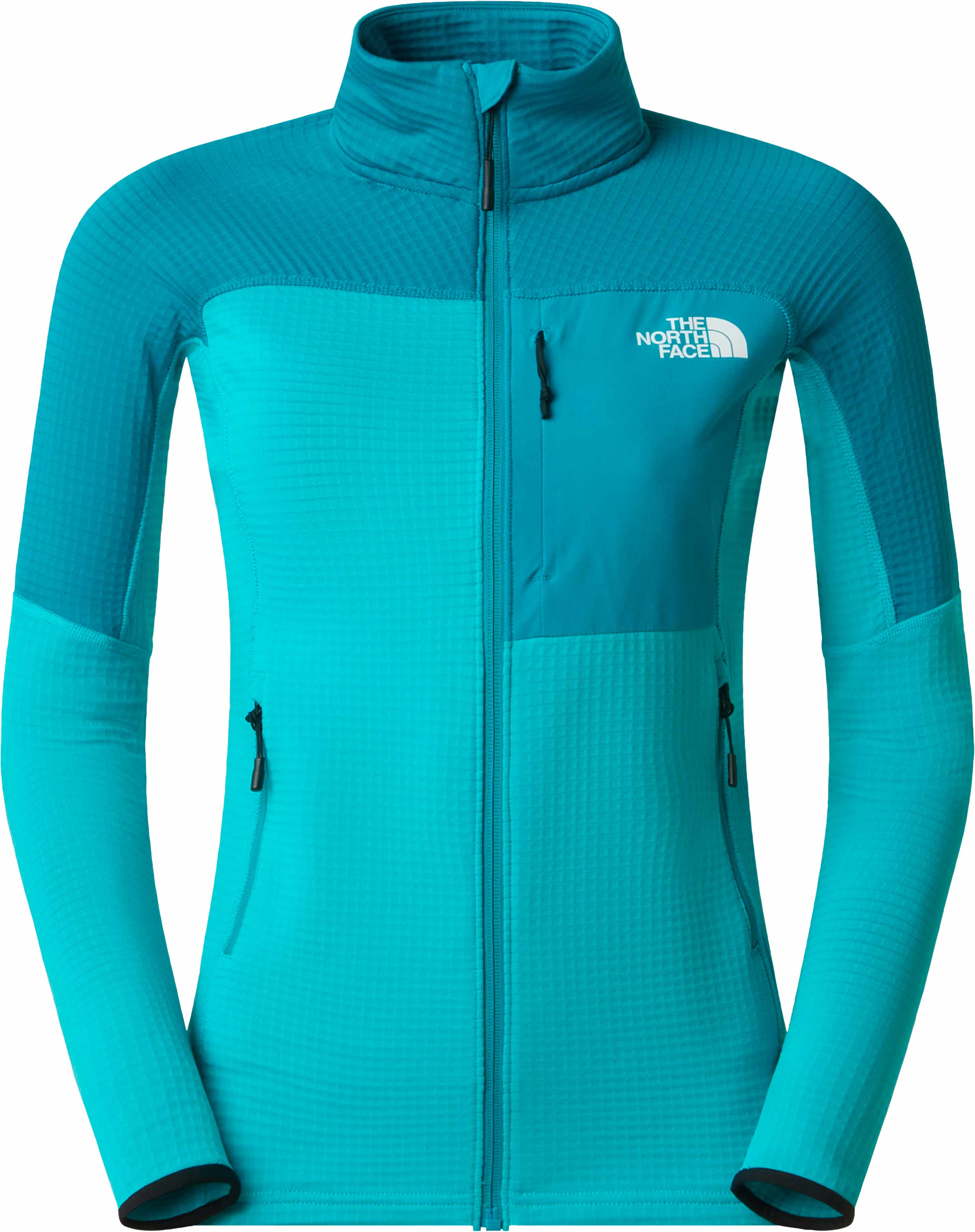 Polaire zippée en Polartec® Power Grid® - W Polartec Powergrid Stormgap Jacket Galactic Blue Deep Teal - Taille S - Bleu