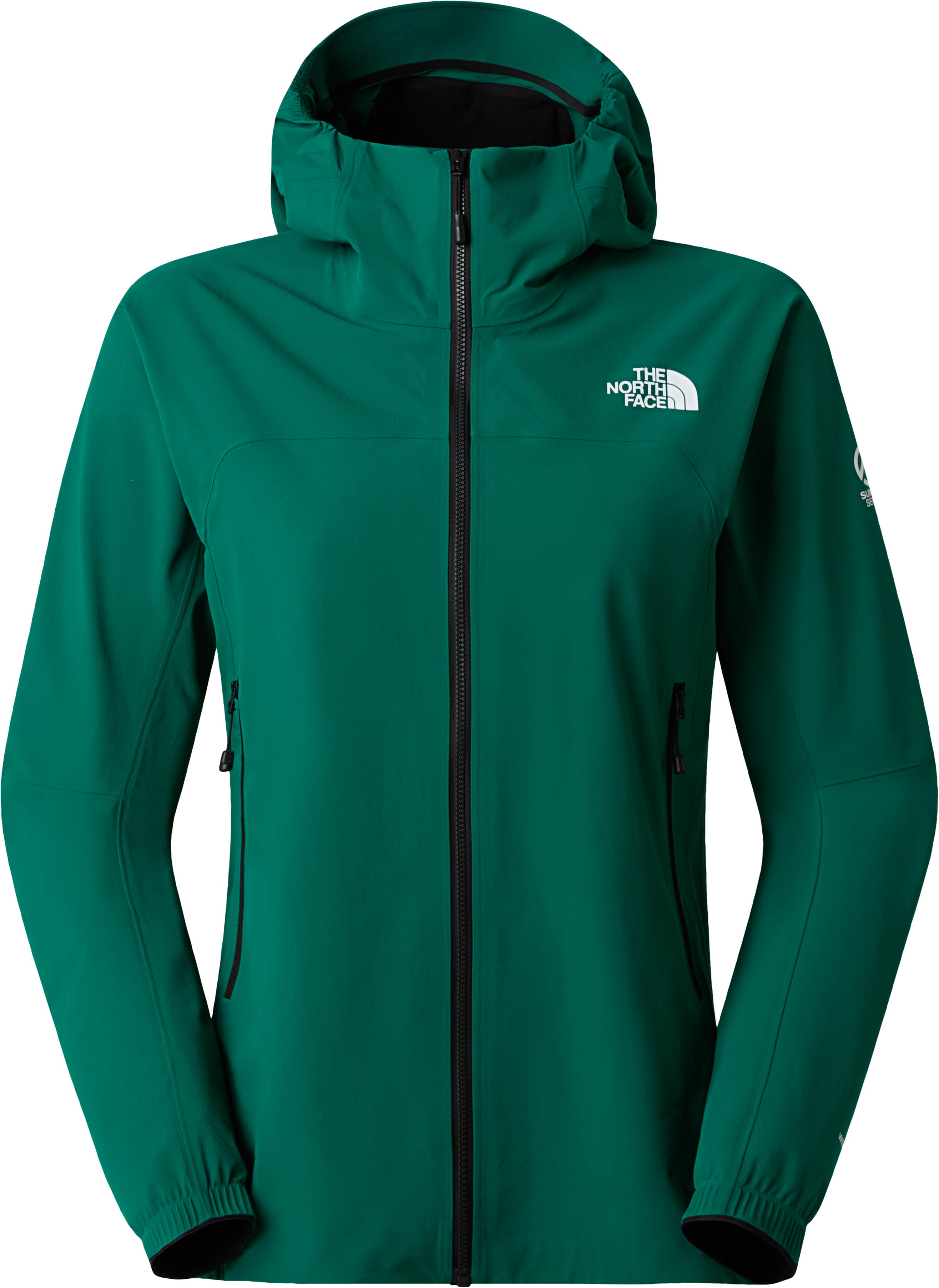 Veste coupe-vent pour alpinisme - W Summit Off Width Jacket Evergreen en Nylon - Taille M - Vert