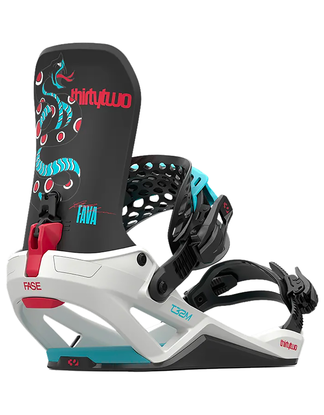 Fixation de snowboard - T32M FASE® Fava - Taille 44,5-48 - Noir
