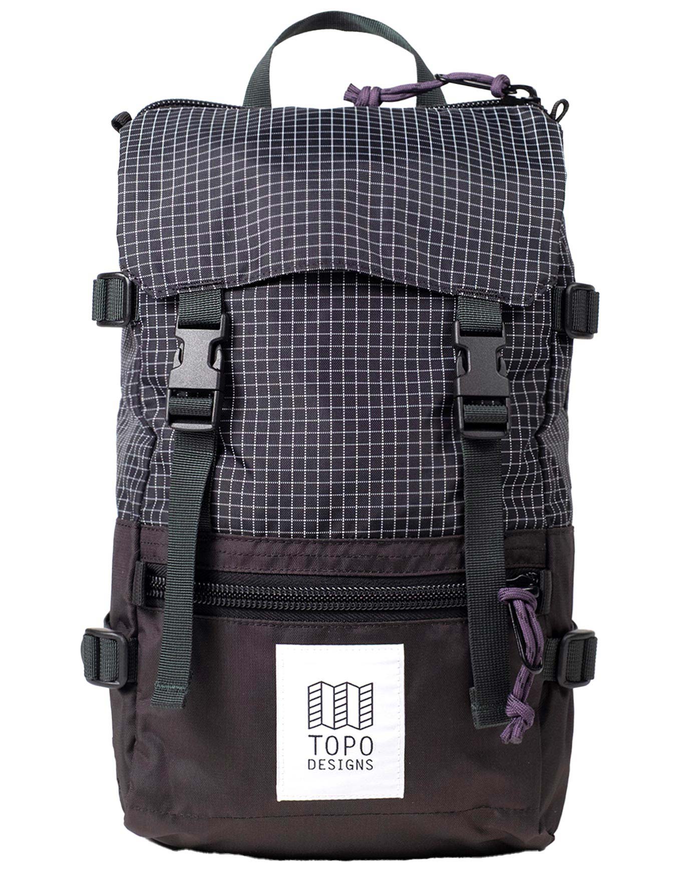 Sac à dos 10L - Rover Pack Mini Black/Grid en Nylon - Noir