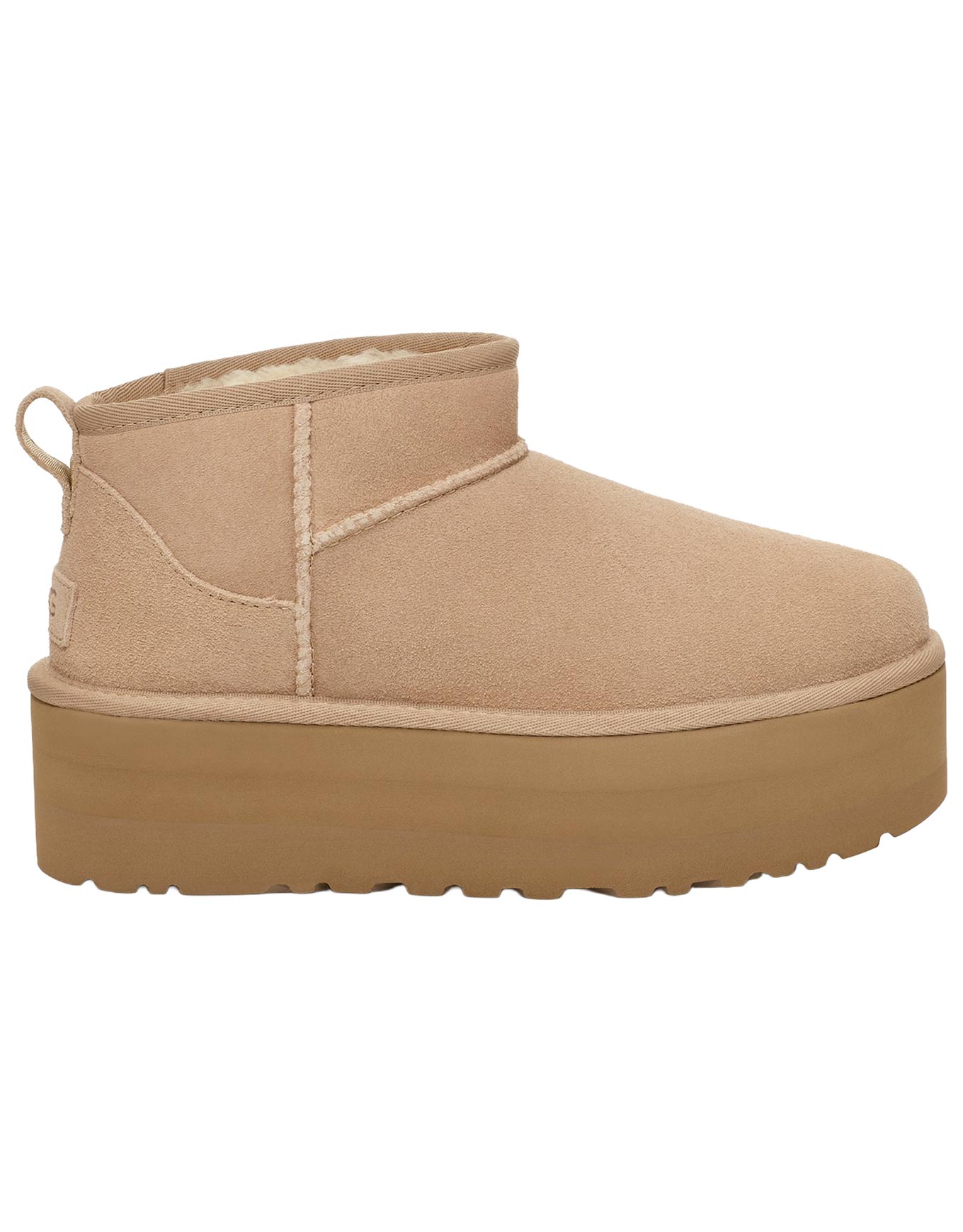 Bottines Ă plateforme - W Classic Ultra Mini Platform Sand en Laine - Taille 41 - Beige