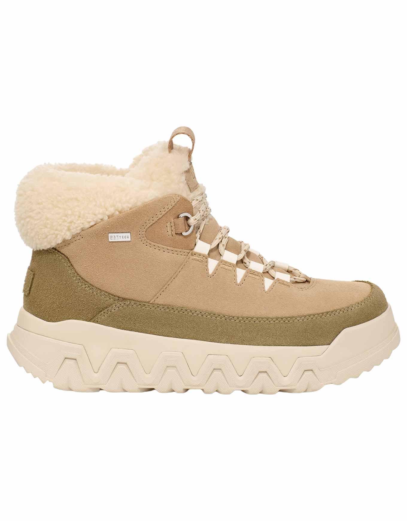 Après-ski en daim - W Terretrail Cozy Lace Sand en Laine - Taille 39 - Beige