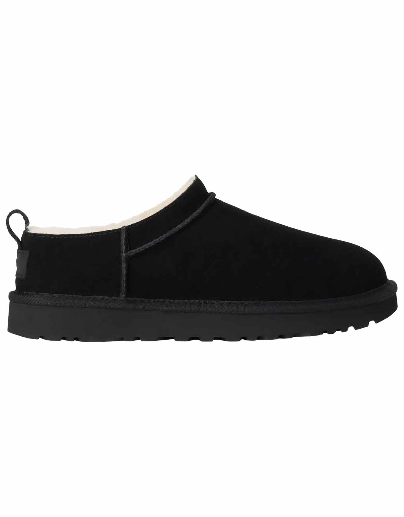 Chaussons d'extérieur rembourrés - W Classic Micro Black en Cuir - Taille 39 - Noir