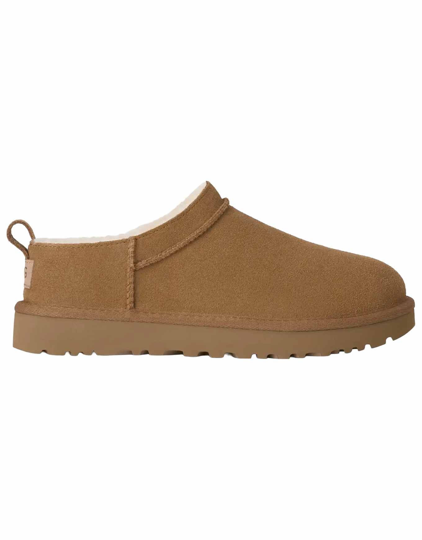Chaussons d'extérieur rembourrés - W Classic Micro Chestnut en Cuir - Taille 40 - Marron