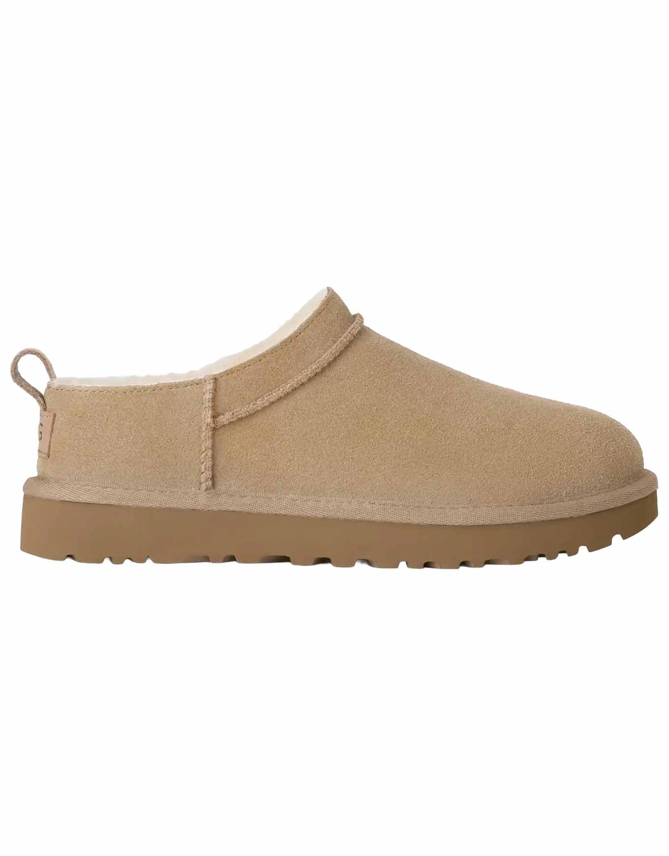 Chaussons d'extérieur rembourrés - W Classic Micro Sand en Cuir - Taille 39 - Beige