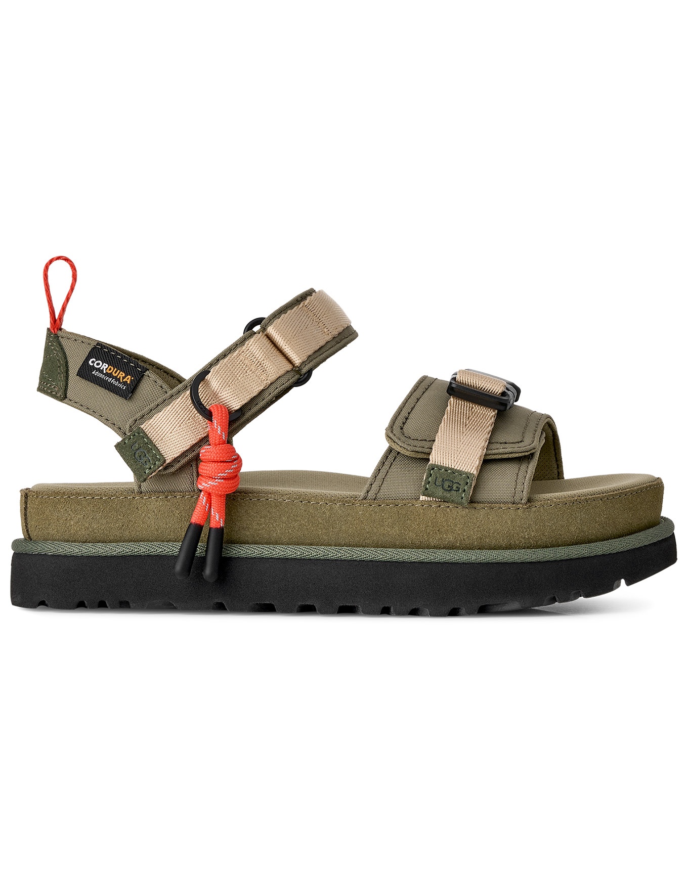 Sandales compensées solides - W Goldenstar Wildwood Burnt Olive - Taille 38 - Kaki