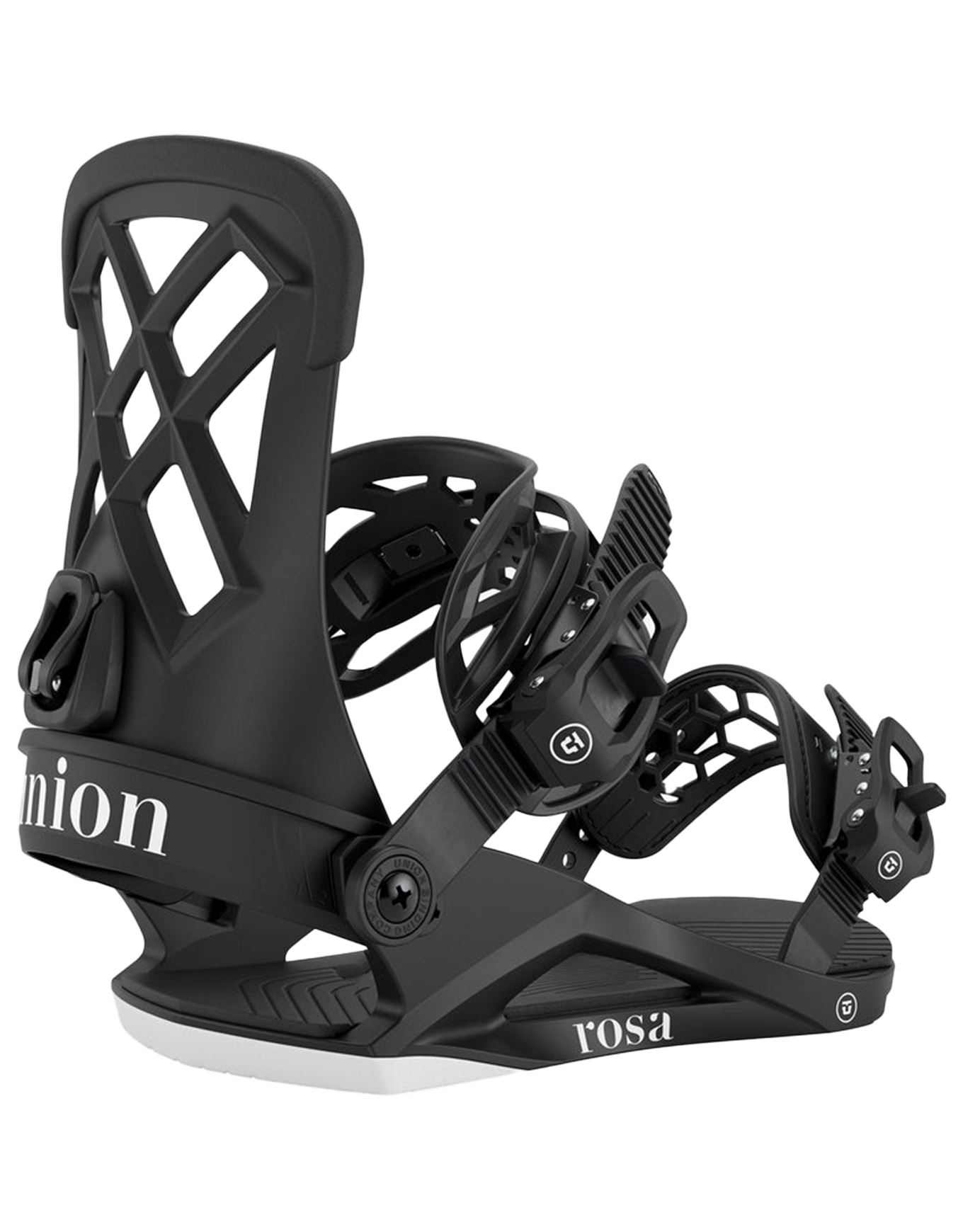 Fixations de snowboard freestyle - Rosa Black en Nylon - Taille 41-43 - Noir