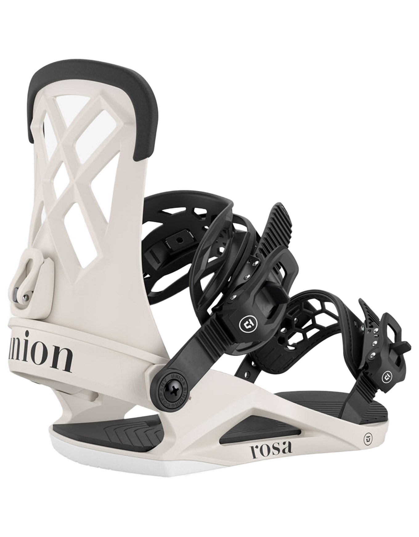 Fixations de snowboard freestyle - Rosa Bone en Nylon - Taille 41-43 - Blanc