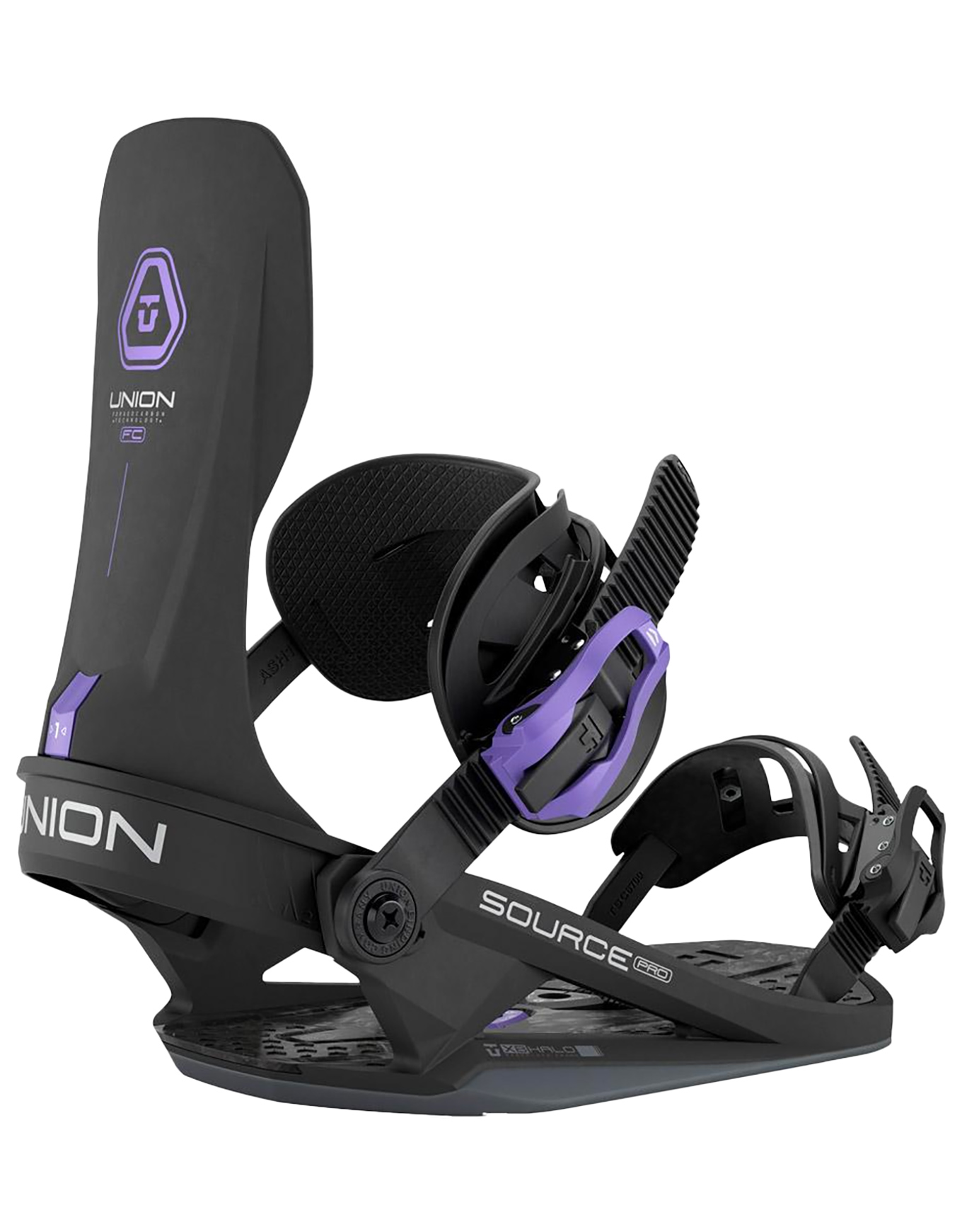 All-Mountain-Freeride-Snowboardbindungen – Herren – Source Pro Source Pro Black für Herren Größe 43,5-46 schwarz