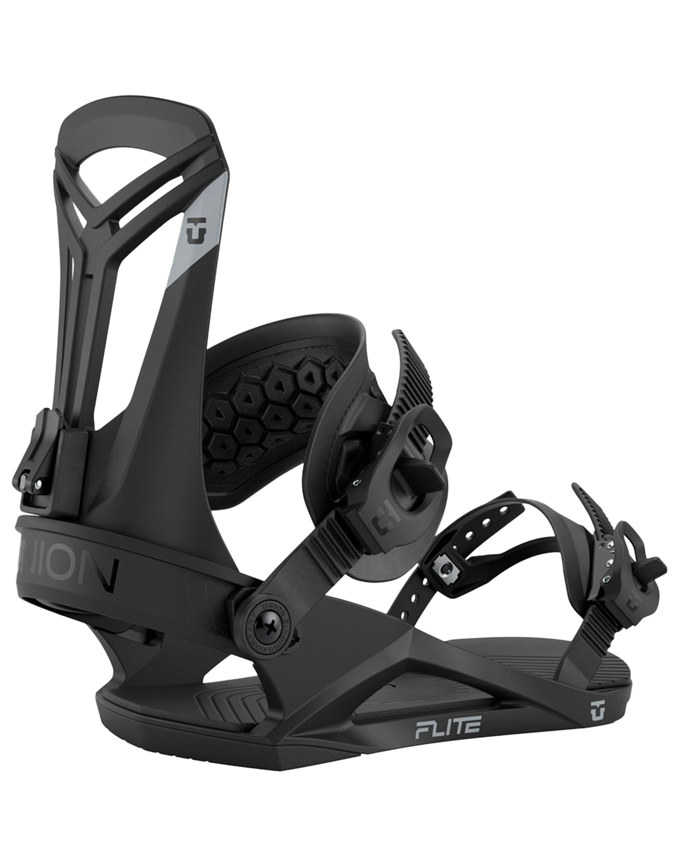 Fixations de snowboard freestyle - Flite Black en Aluminium - Taille 41-43 - Noir