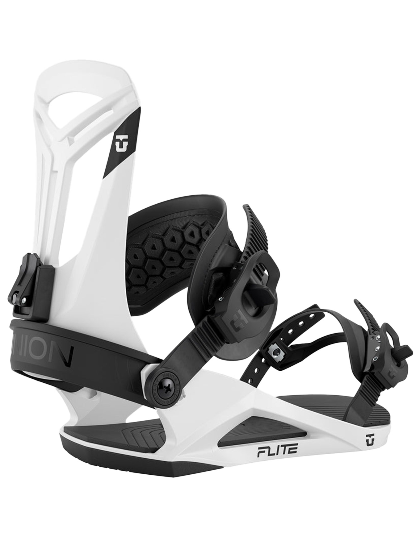 Fixations de snowboard freestyle - Flite White en Aluminium - Taille 41-43 - Blanc