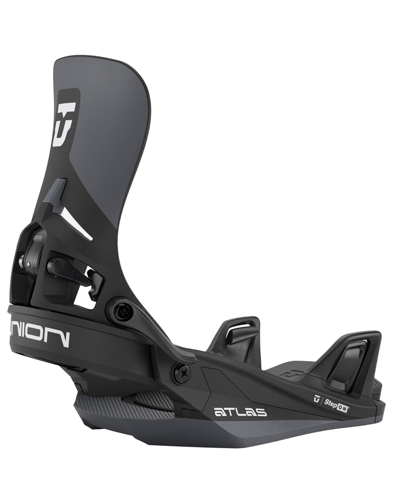 Fixations de snowboard all-mountain à entrée rapide - Atlas Step On Black - Taille 47-48 - Noir