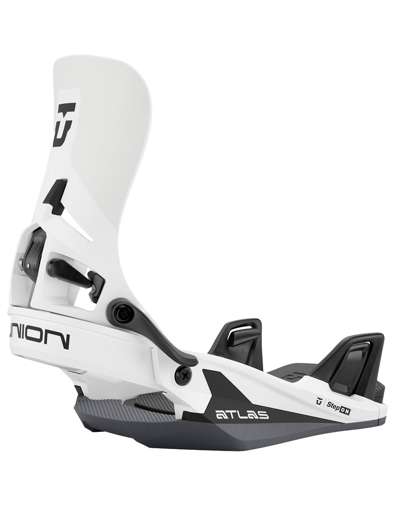 Fixations de snowboard all-mountain à entrée rapide - Atlas Step On White - Taille 47-48 - Blanc