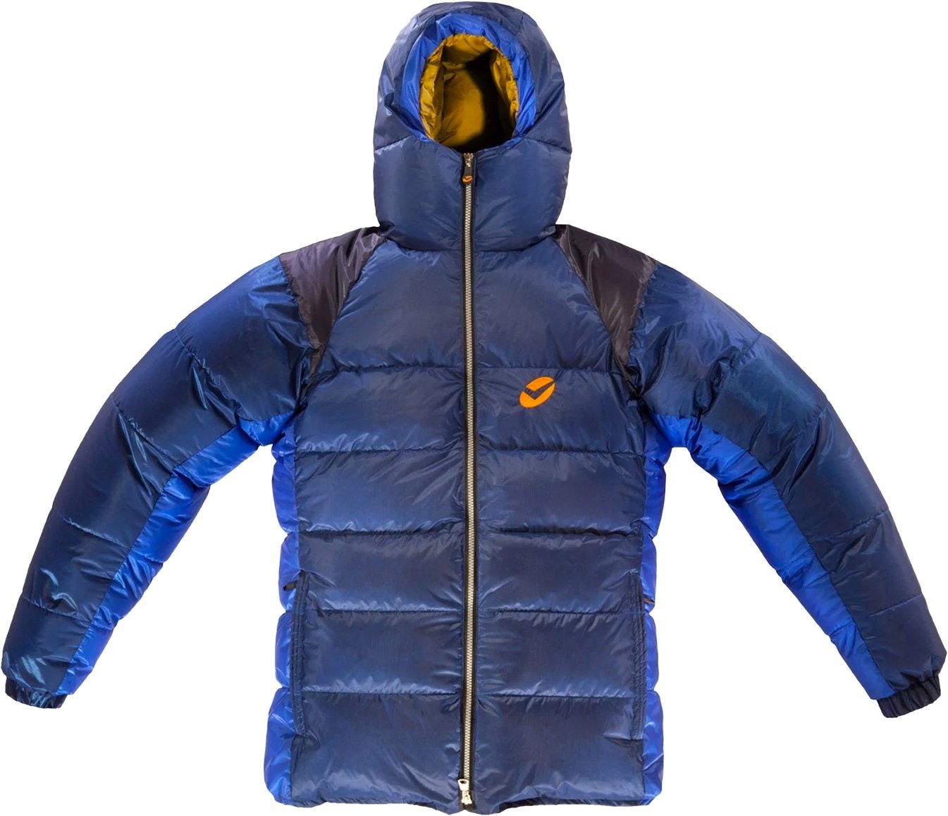 Doudoune en duvet d'oie - Troll Blue/Camel - Taille XL - Bleu