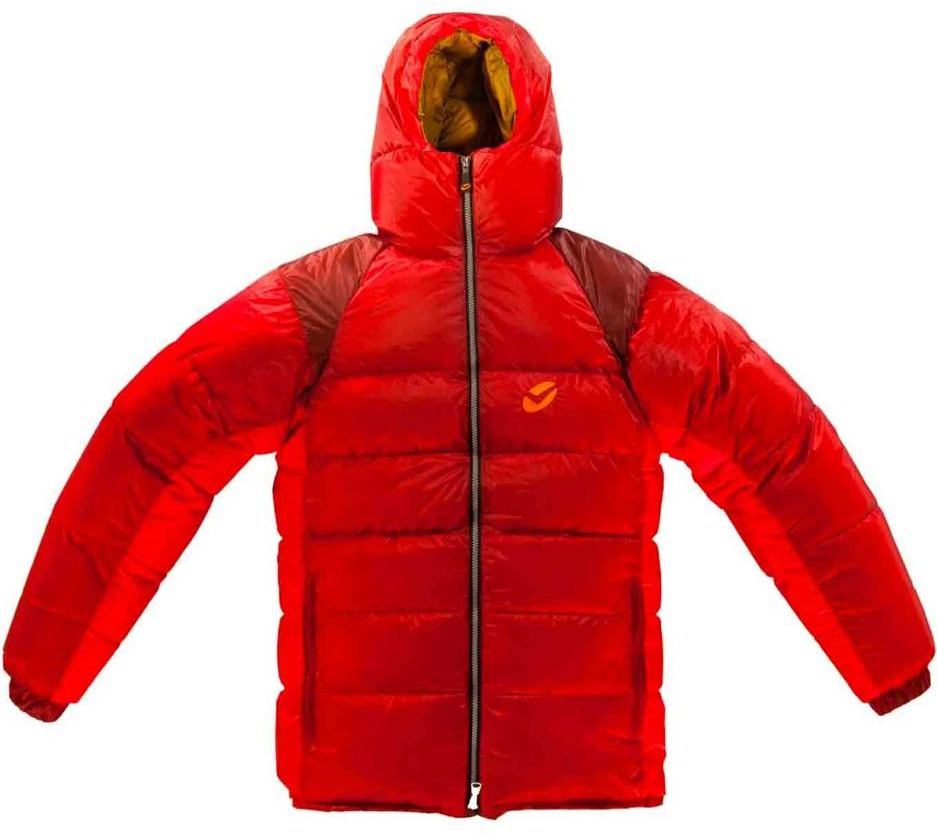 Doudoune en duvet d'oie - Troll Red/Camel - Taille XL - Rouge