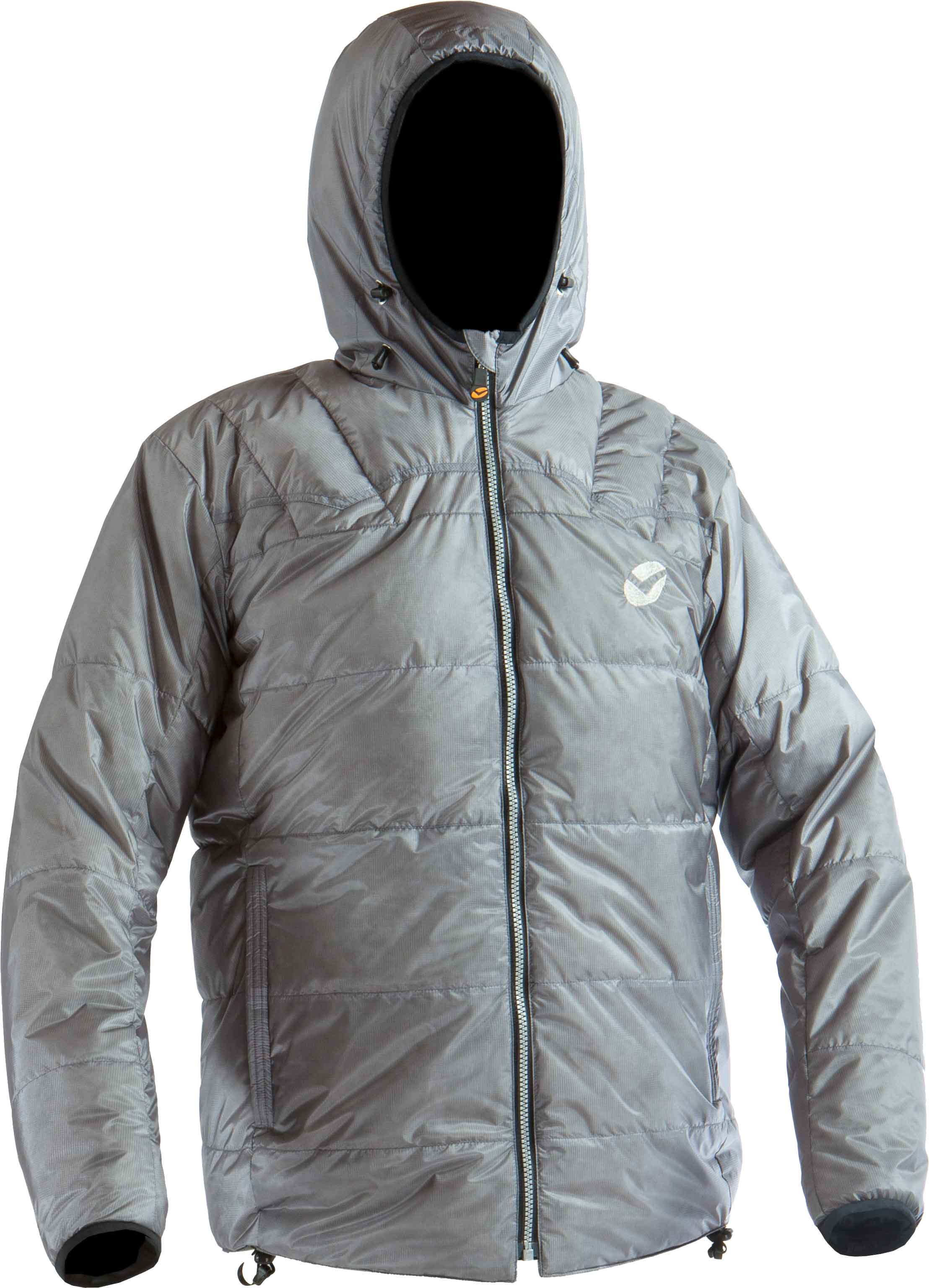 Daunen-Skijacke Gonzo H Grey Black für Herren Größe M Grau