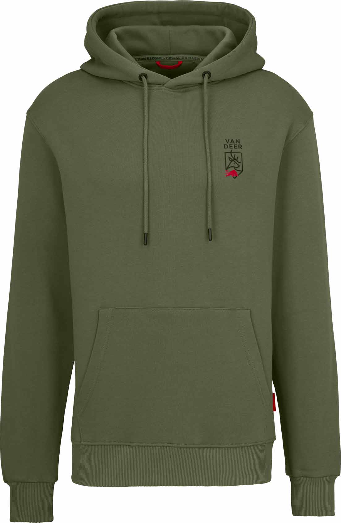 Sweat à capuche en coton - Essential Hoodie Khaki en Coton - Taille M - Kaki