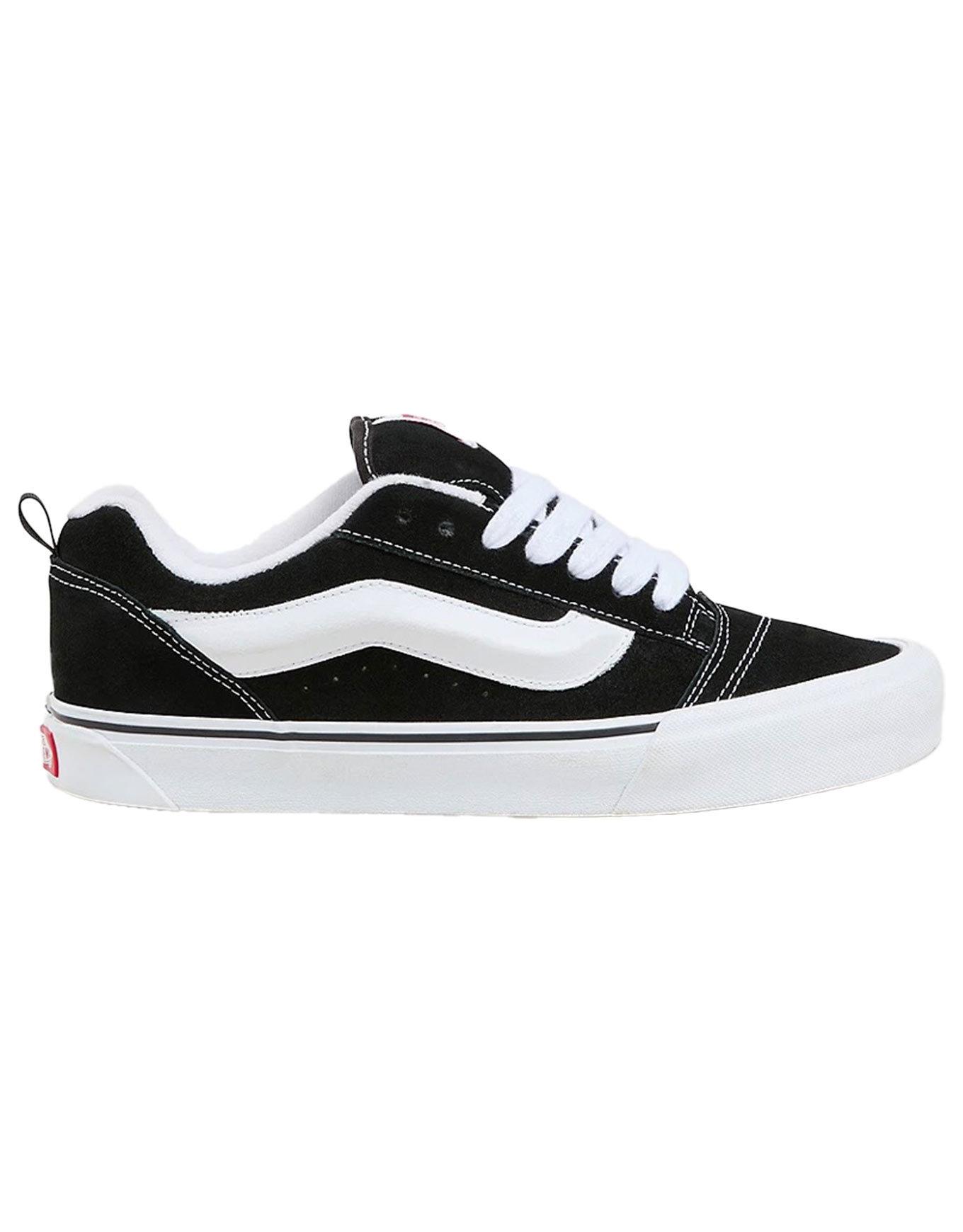 Chaussures de skate épaisses - Knu Skool Black True White - Taille 38 - Noir