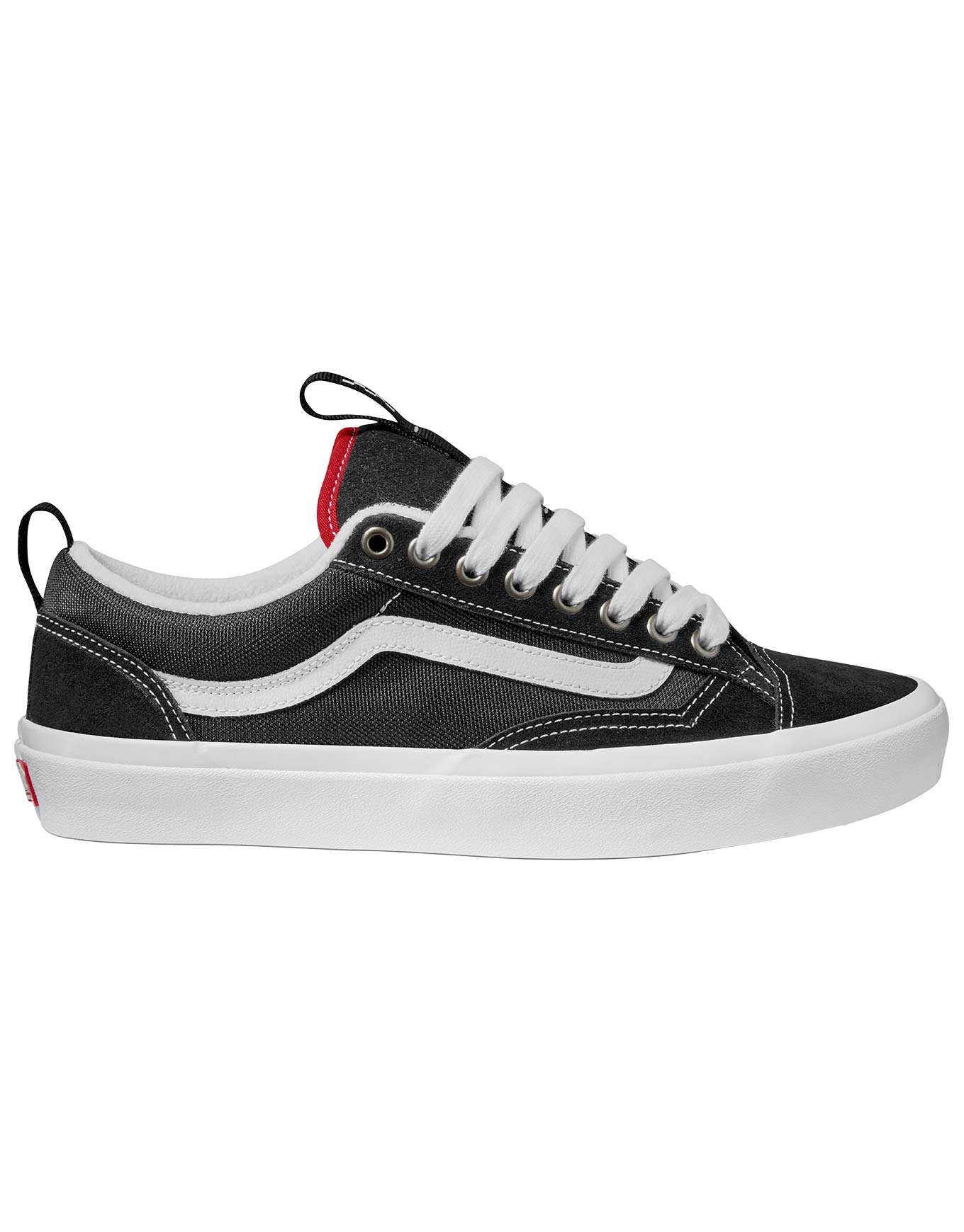 Sneakers en cuir - Skate Old Skool 36 + Black White - Taille 42,5 - Noir