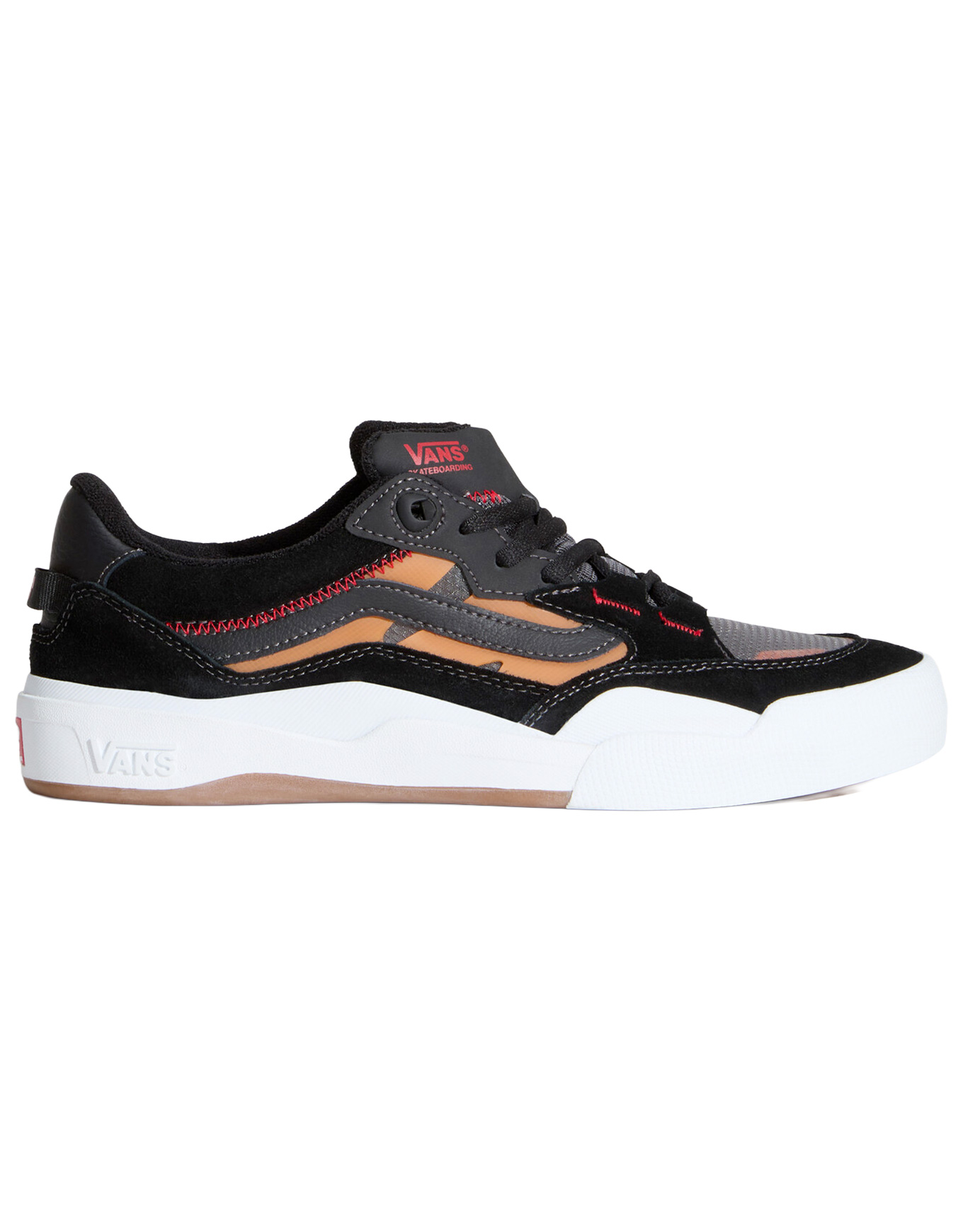 Chaussures de skate basses - Skate 2 Wayvee Black Flame - Taille 42,5 - Noir