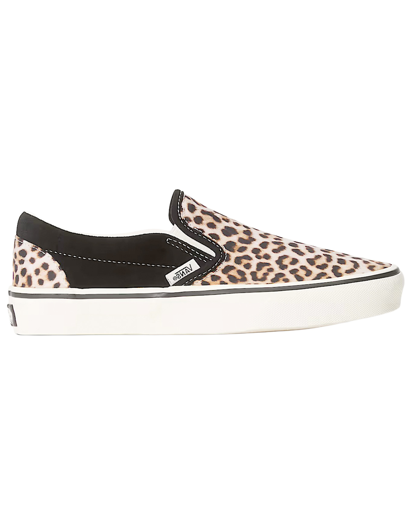 Chaussures de skate - Classic Slip-On Black Leopard - Taille 38 - Marron