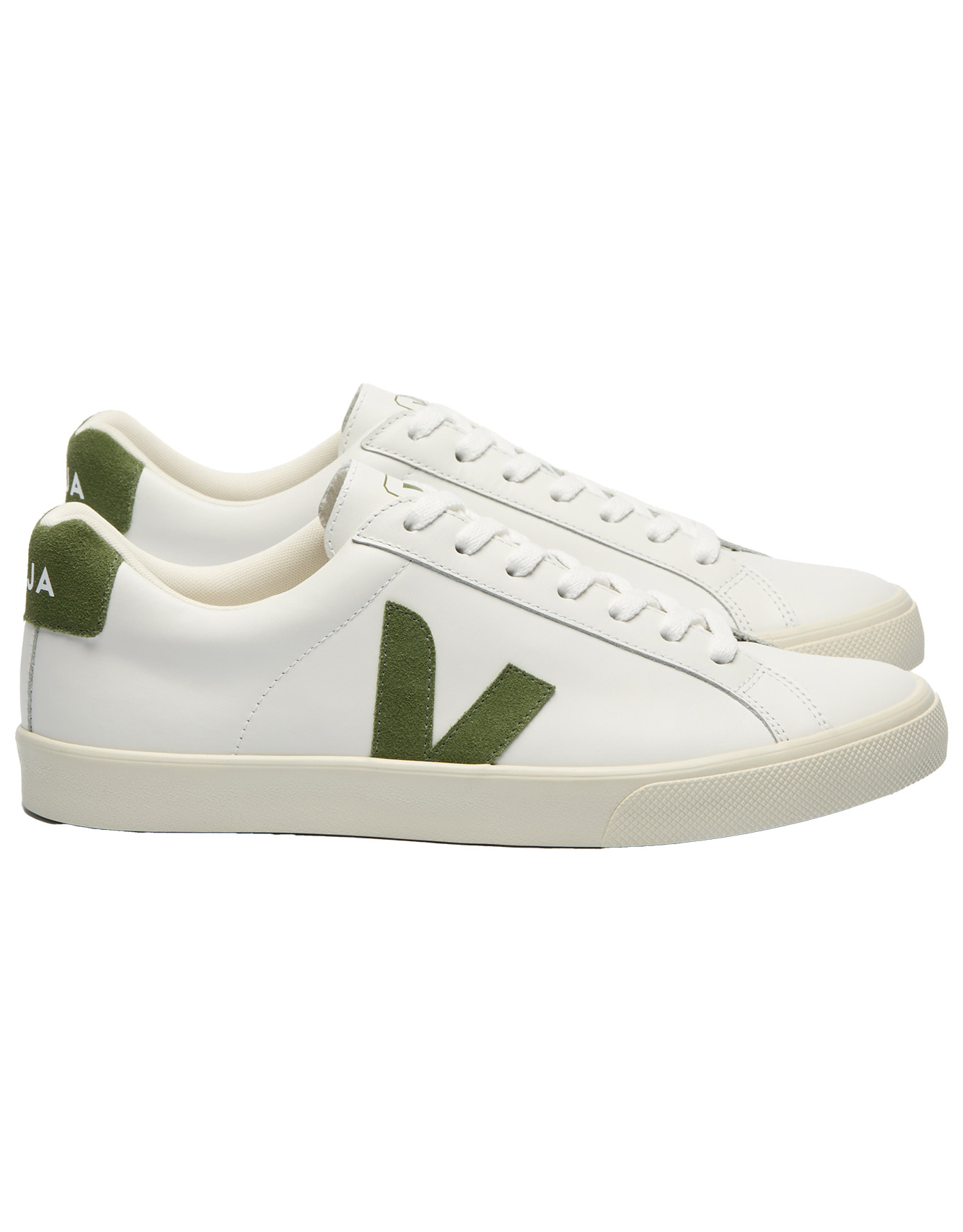 Chaussures en cuir - Esplar Logo Extra-White Kiwi en Coton - Taille 41 - Blanc