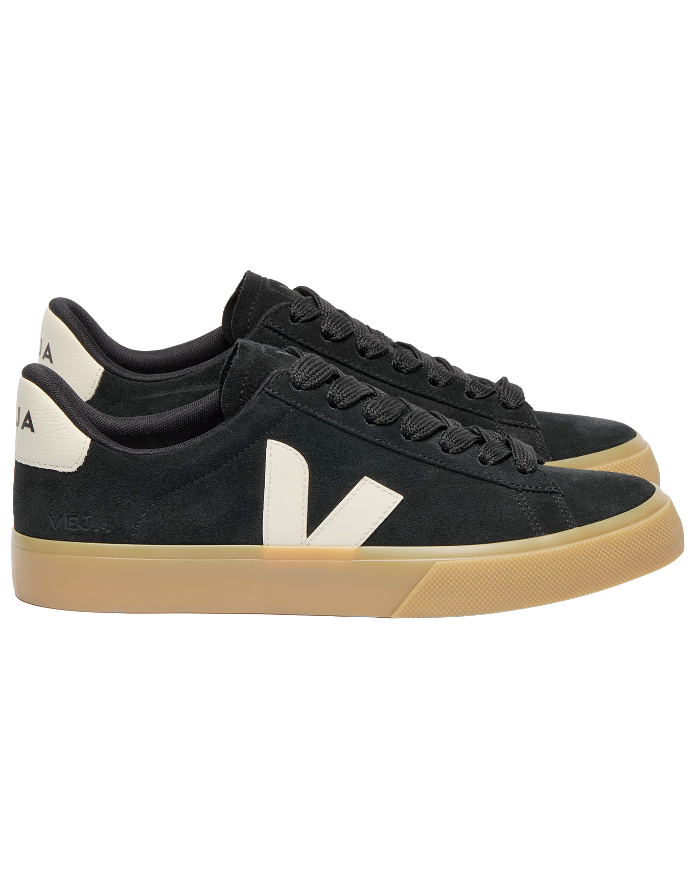 Sneakers en daim - Campo Black Pierre - Taille 42 - Noir