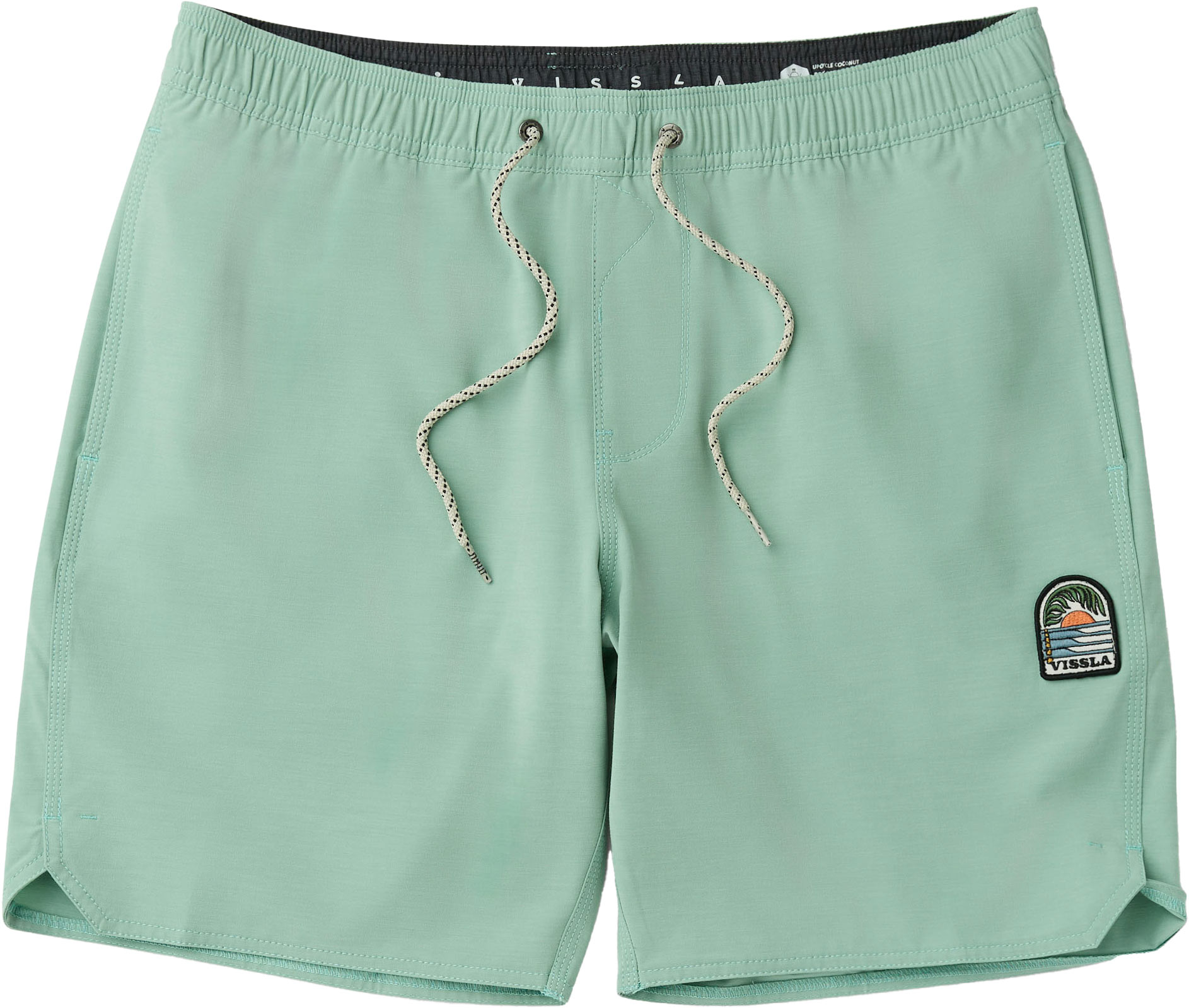 Short de bain stretch - Solid Sets 17.5" Ecolastic Aloe - Taille L - Vert