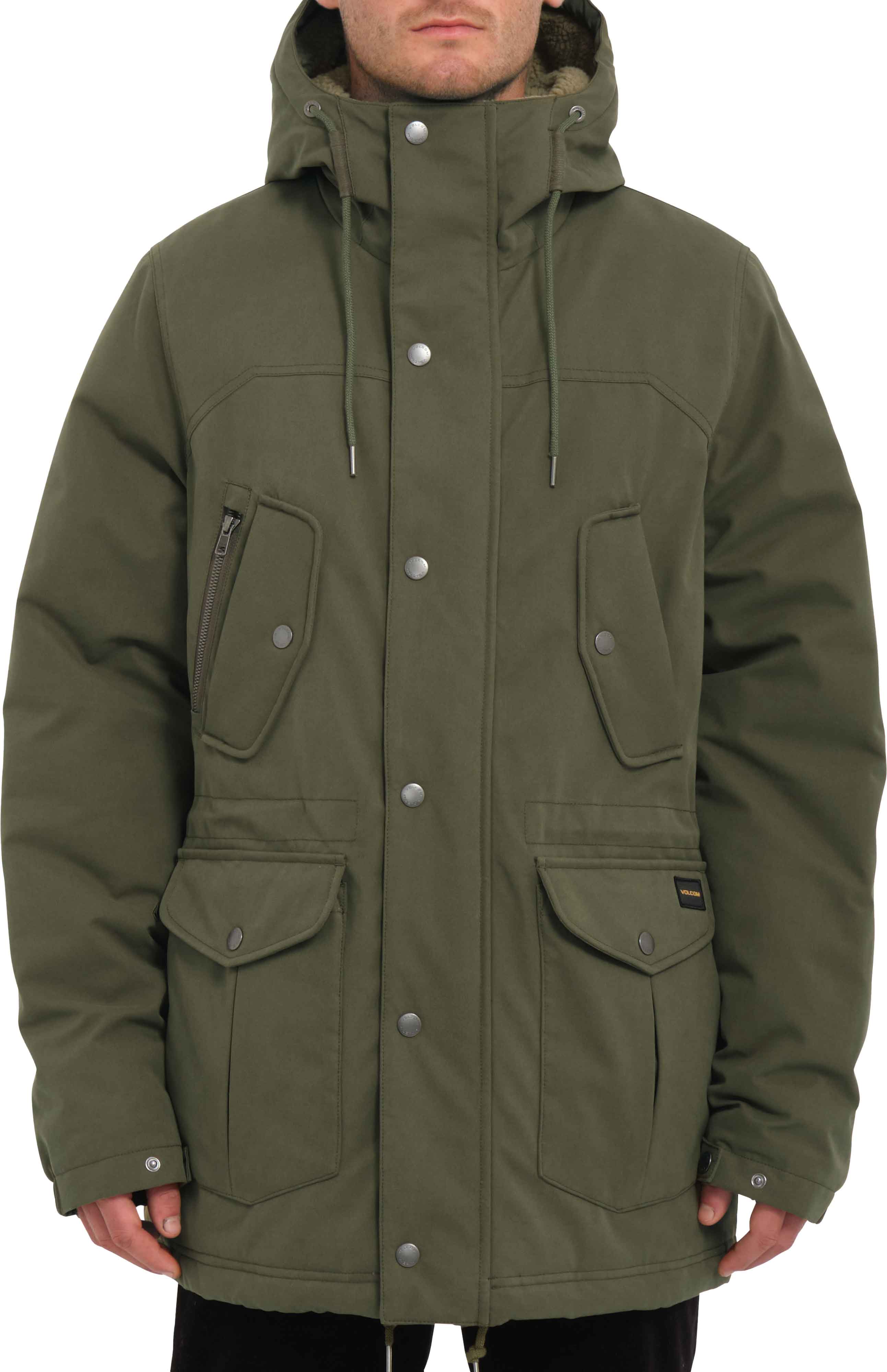 Parka doublée en sherpa - Starget 5K Parka Military - Taille L - Kaki