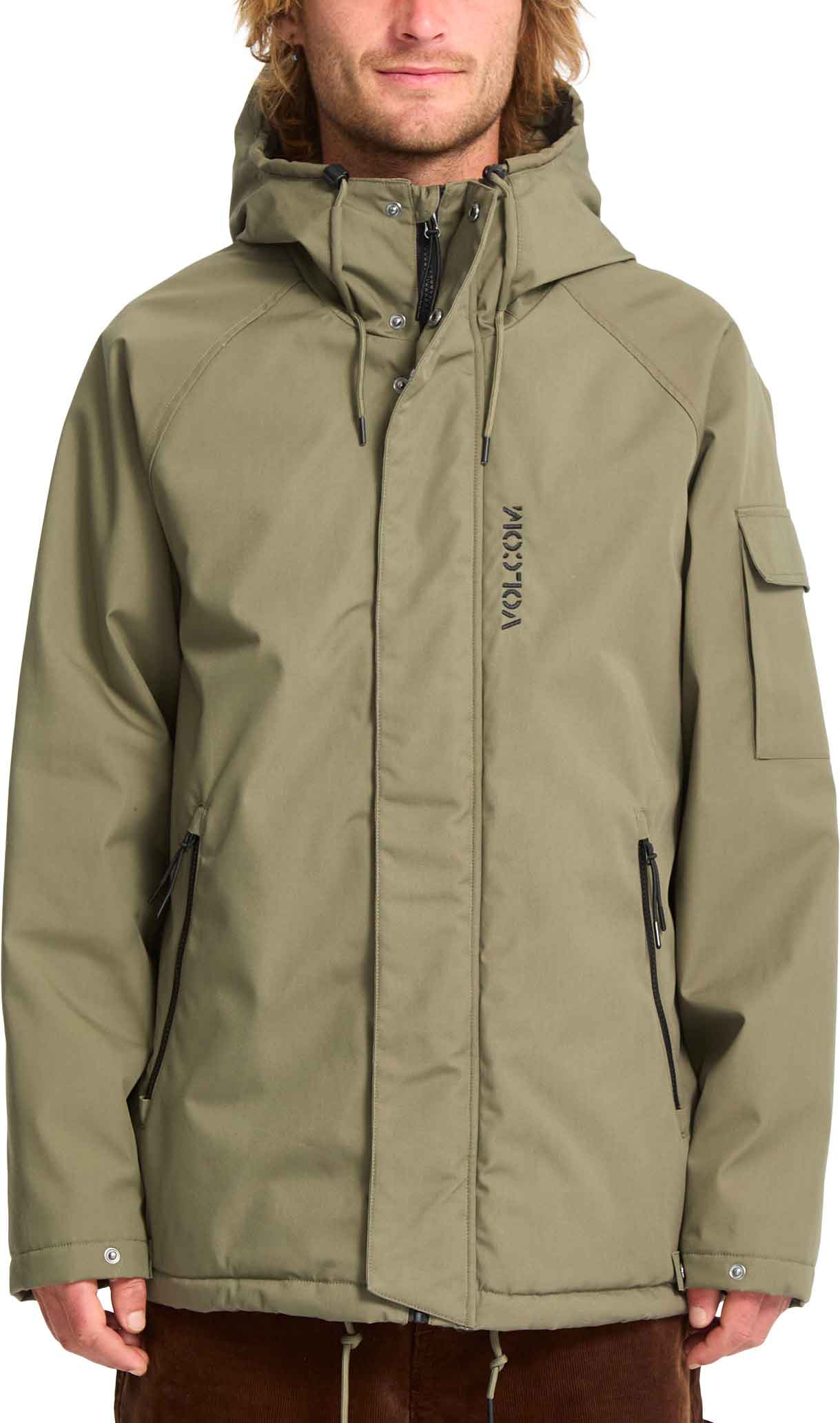 Veste épaisse à capuche - Stoke Stone II 10K Jacket Wintermoss - Taille L - Vert
