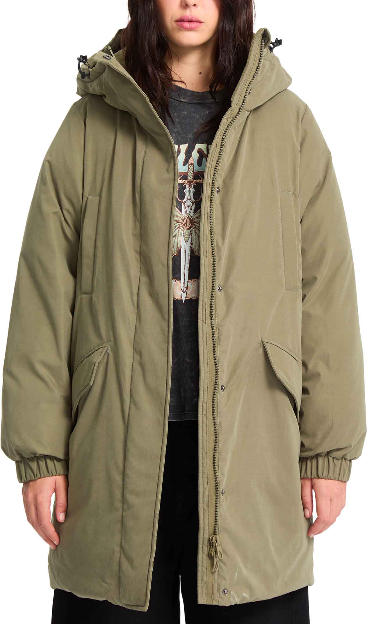 Parka doublée - Sleepi Puff Up Parka W Wintermoss - Taille S - Vert