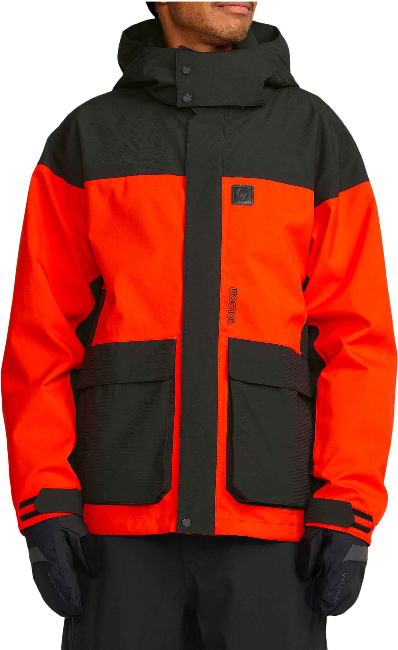 Veste de snow imperméable et respirante - Kleveland Jacket Orange Shock - Taille M