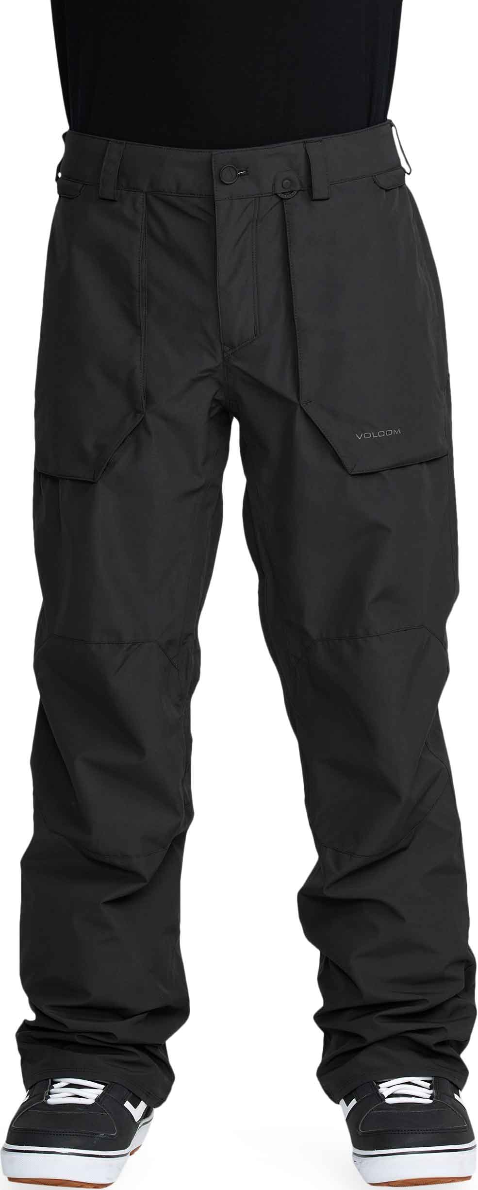 Wasserfeste und atmungsaktive Schneehose Roan Pant Black für Herren Größe L schwarz