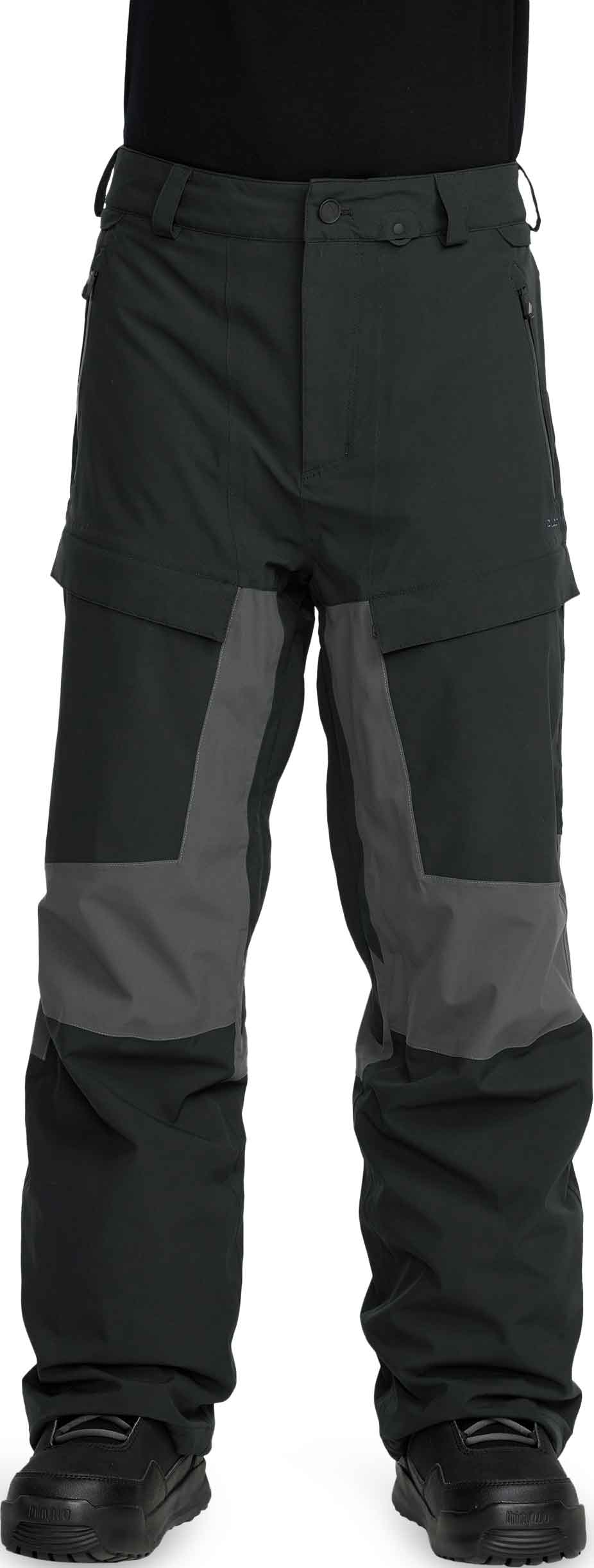 Pantalon de snowboard imperméable et respirant - Rnge Stretch 30K Pant Black - Taille S - Noir