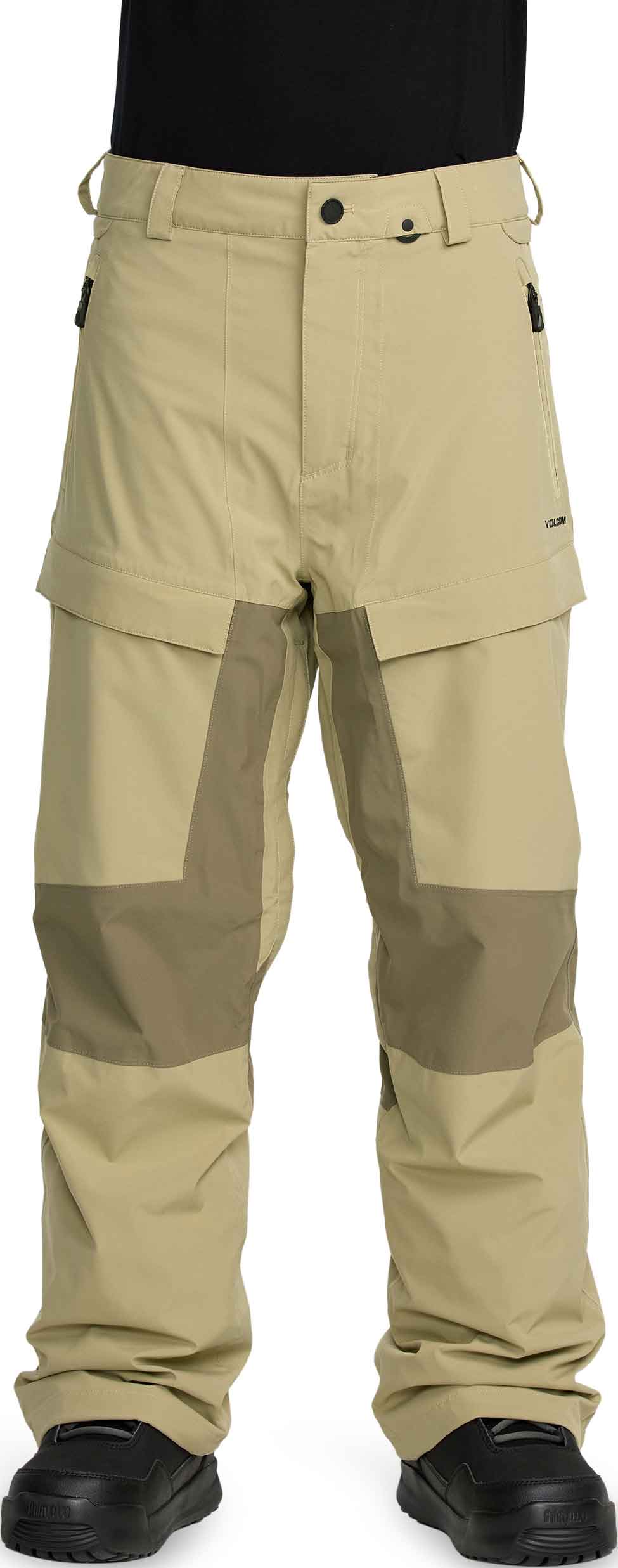 Pantalon de snowboard imperméable et respirant - Rnge Stretch 30K Pant Moss Green - Taille L - Vert