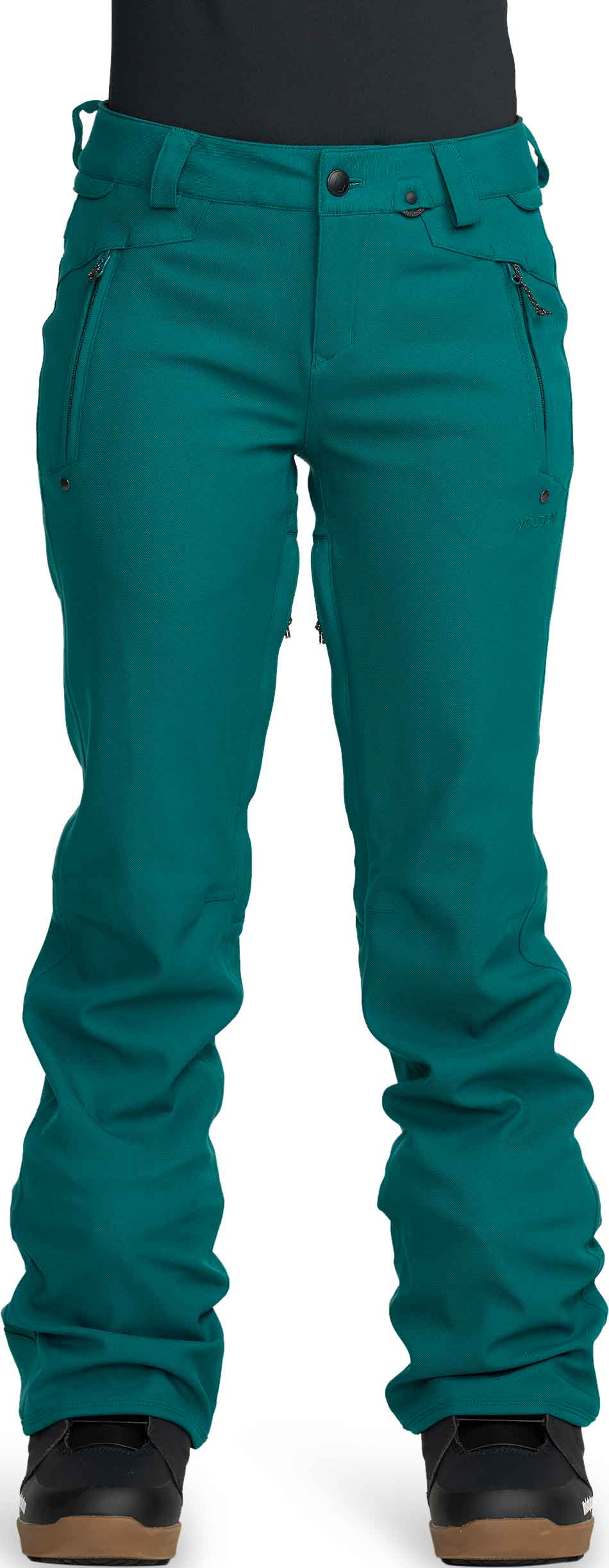 Wasserfeste und atmungsaktive Schneehose Genus Stretch Pant W Atlantic Deep für Damen Größe M Grün