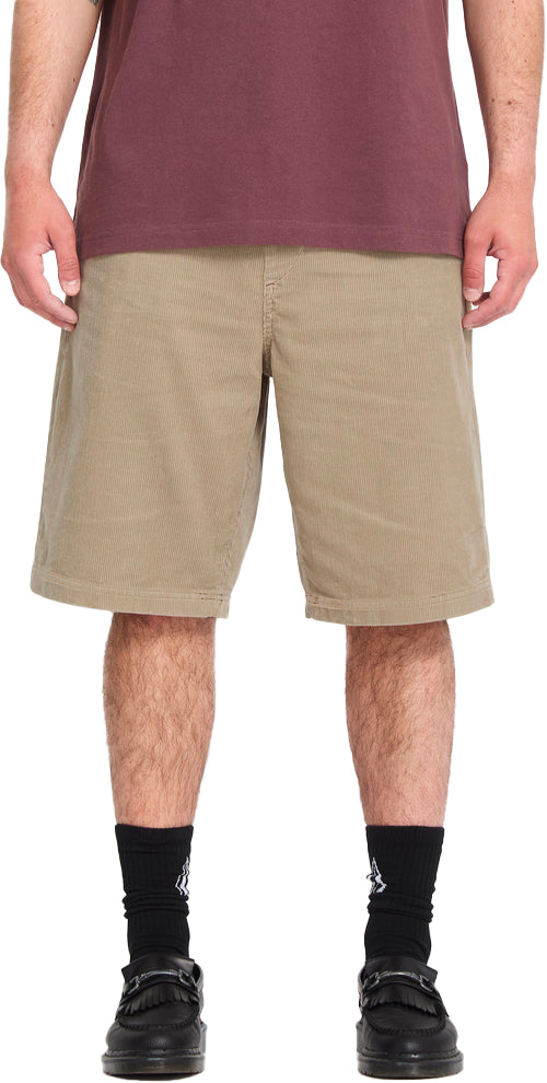 Short en velours côtelé - Freazy Loose Ew Short 22 Light Khaki en Coton - Taille M - Beige