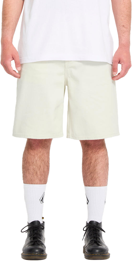 Shorten jean - Billow Denim Short 22 Dirty White en Coton - Taille 33 US - Blanc