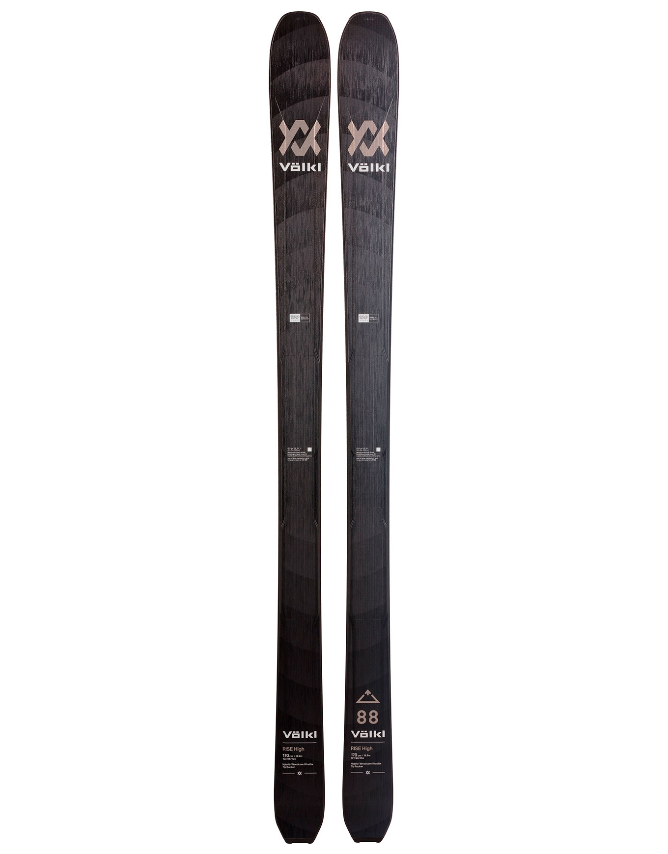 Tourenski Rise High 88 Größe 170 cm Grau