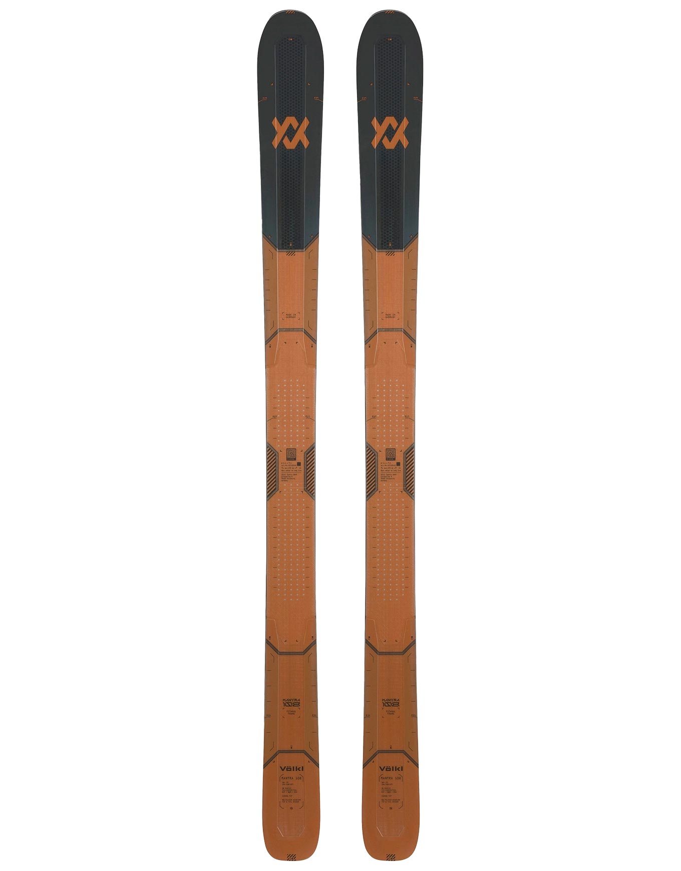 Volkl - Skis freeride - Mantra 108 2026 - Taille 184 cm - Orange