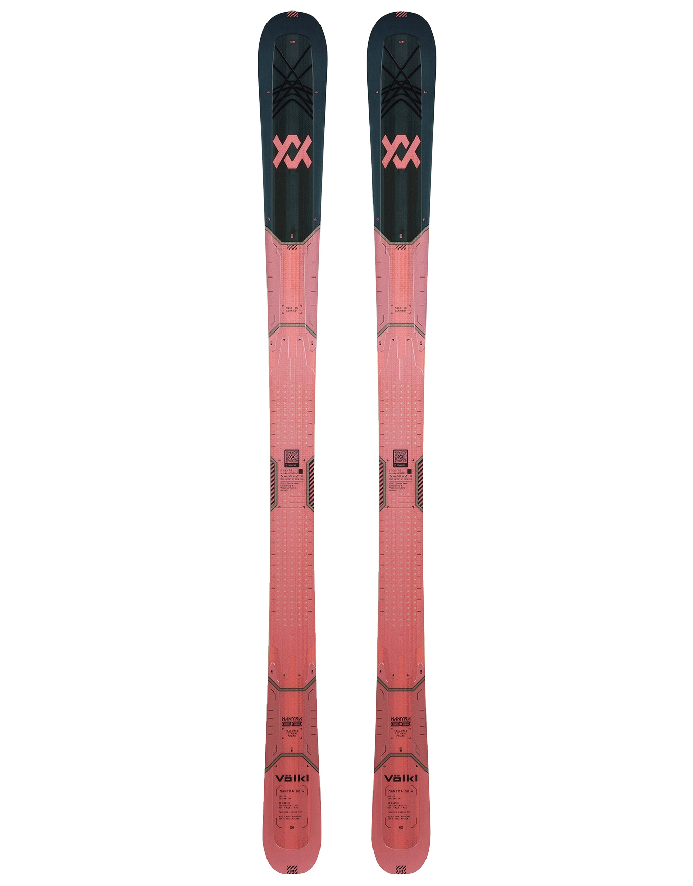 Volkl - Skis all-mountain freeride - Mantra 88 W 2026 - Taille 163 cm - Rose