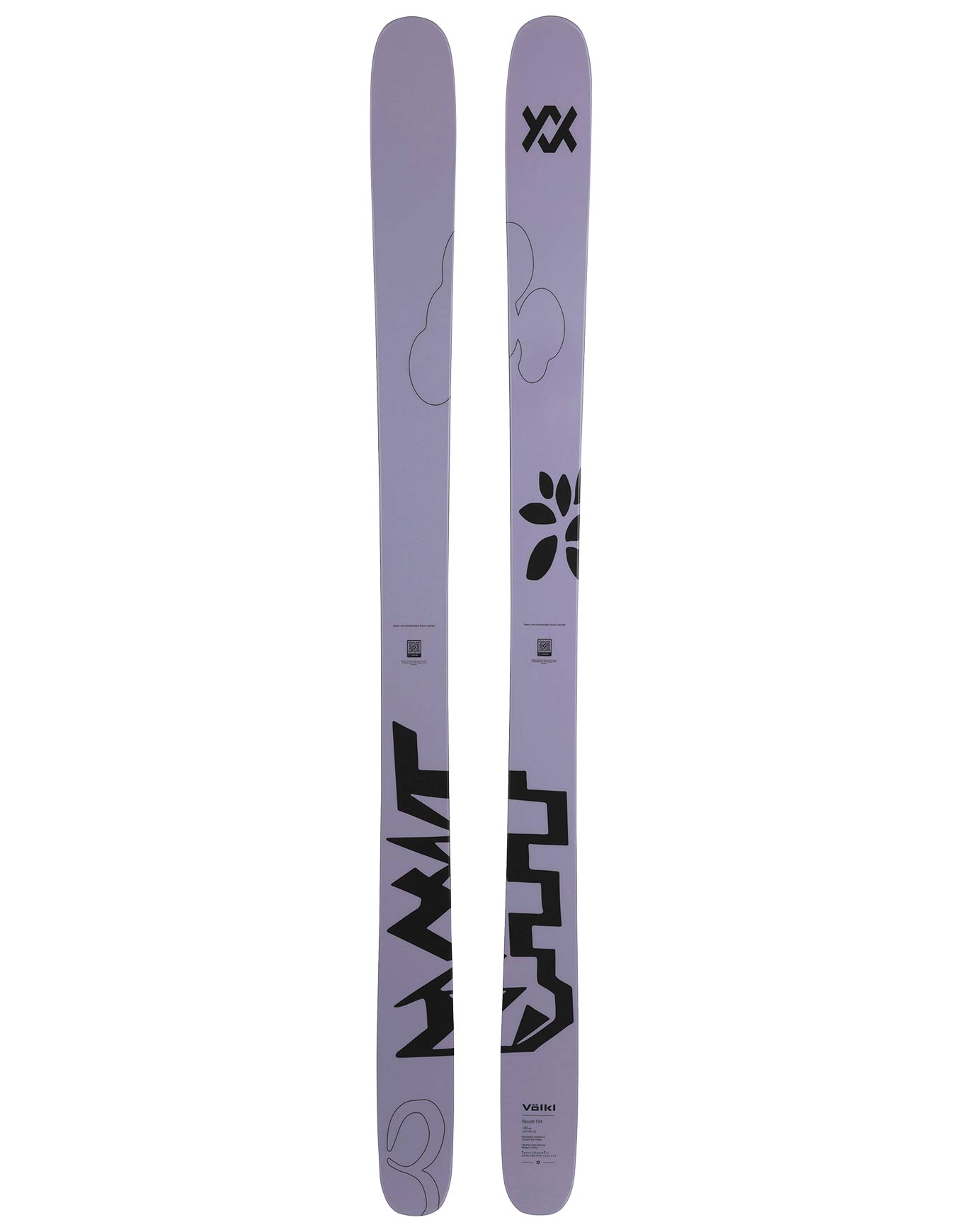 Volkl - Skis freeride - Revolt 104 2026 - Taille 172 cm - Violet